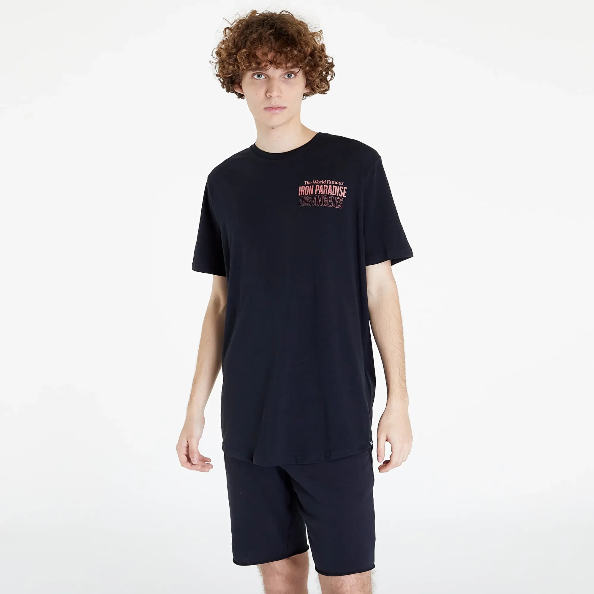 T-Shirt Under Armour Project Rock 1800 Short Sleeve Black/ Deco Rose L