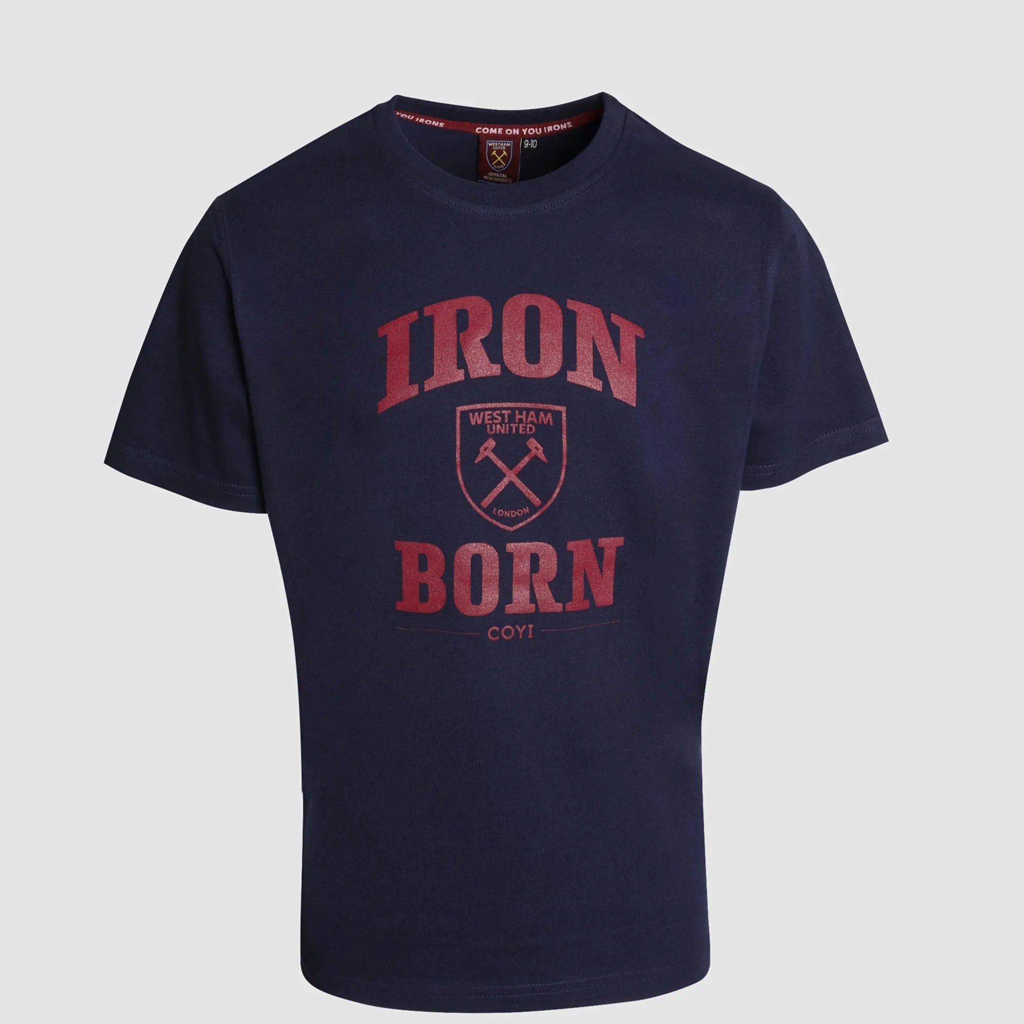 West Ham Junior Navy Iron Born T-Shirt