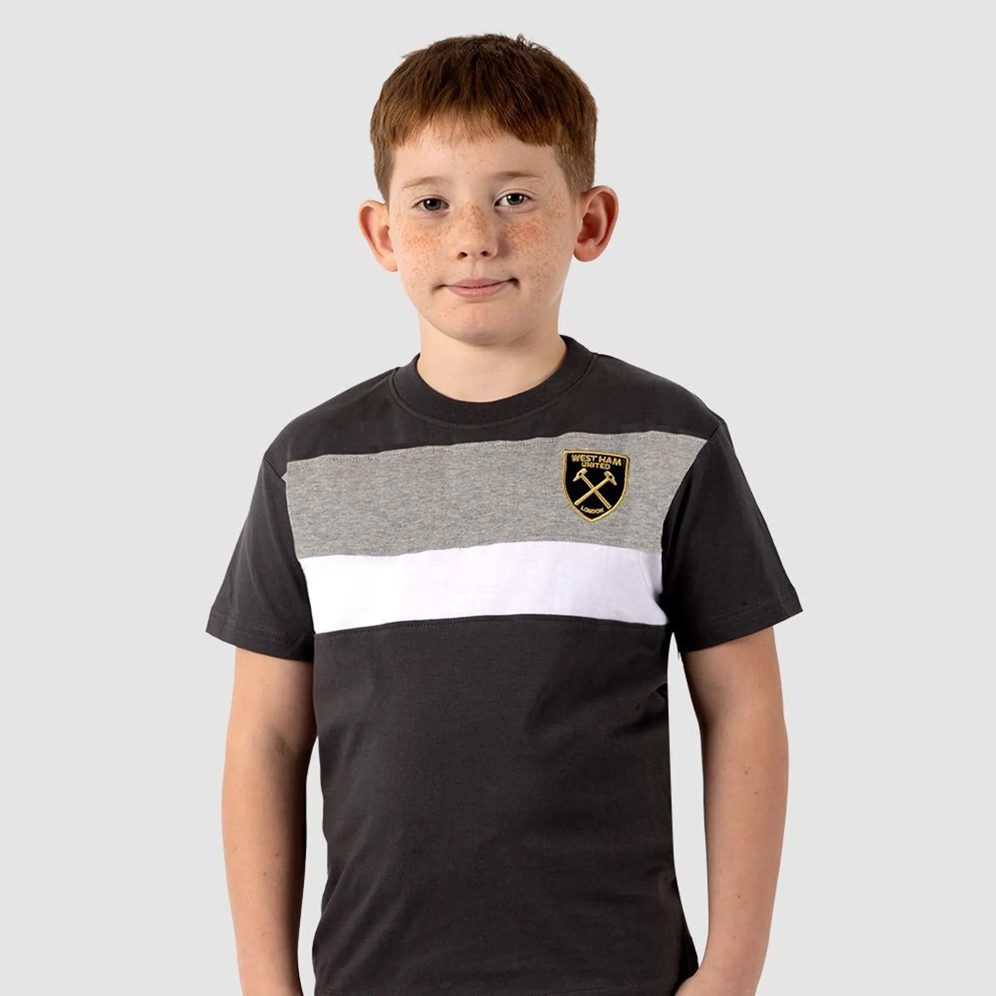 West Ham Junior Monochrome T-Shirt