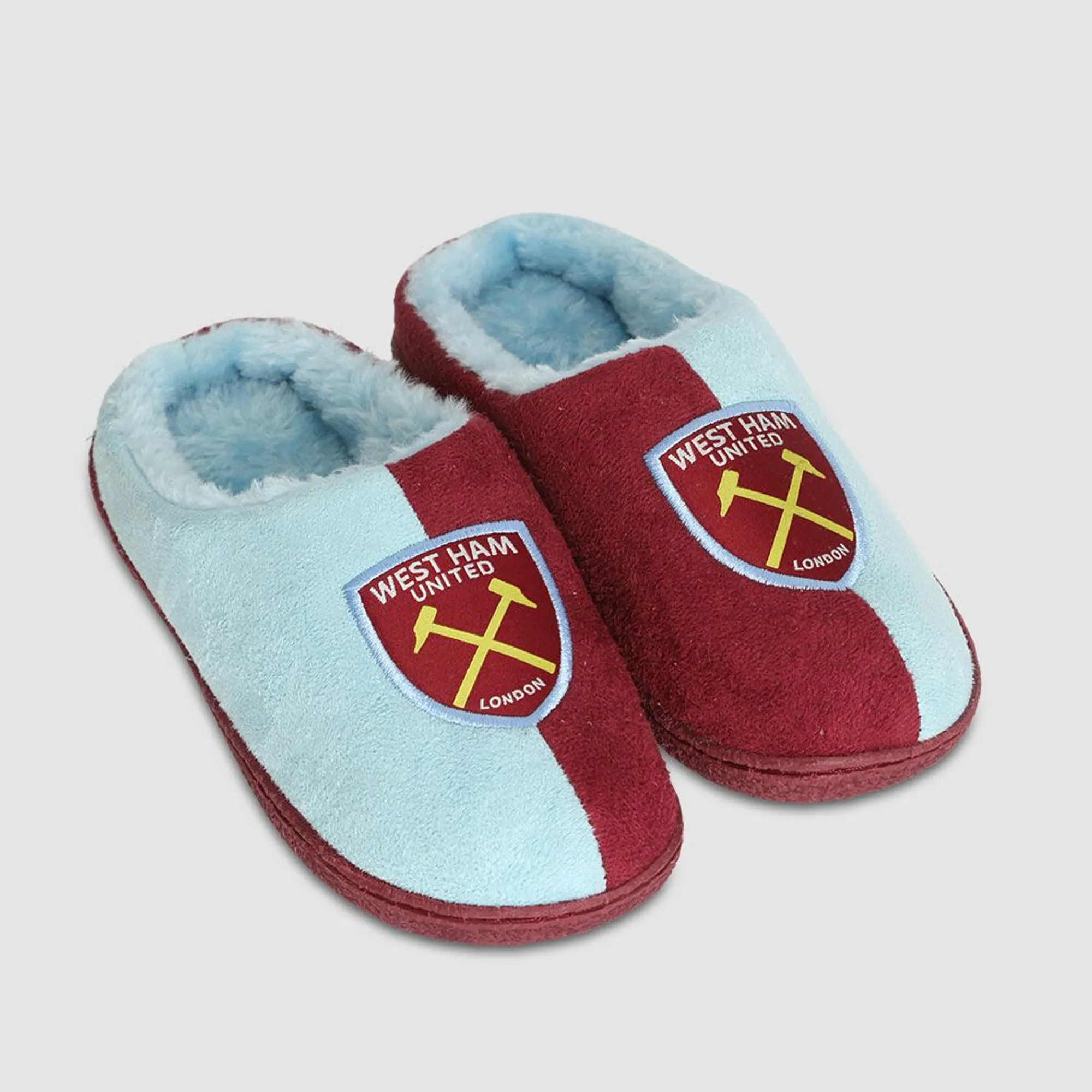 West Ham Junior Half & Half Mule Slippers