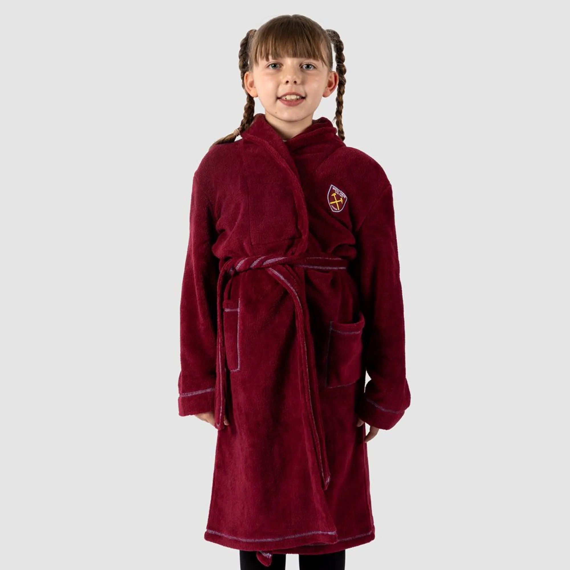 West Ham Junior Claret Dressing Gown