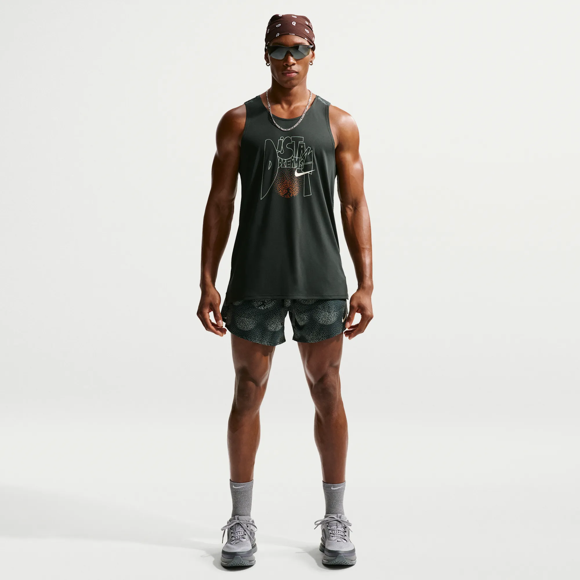 Nike Stride Dri-FIT Brief-Lined Running Shorts - Green