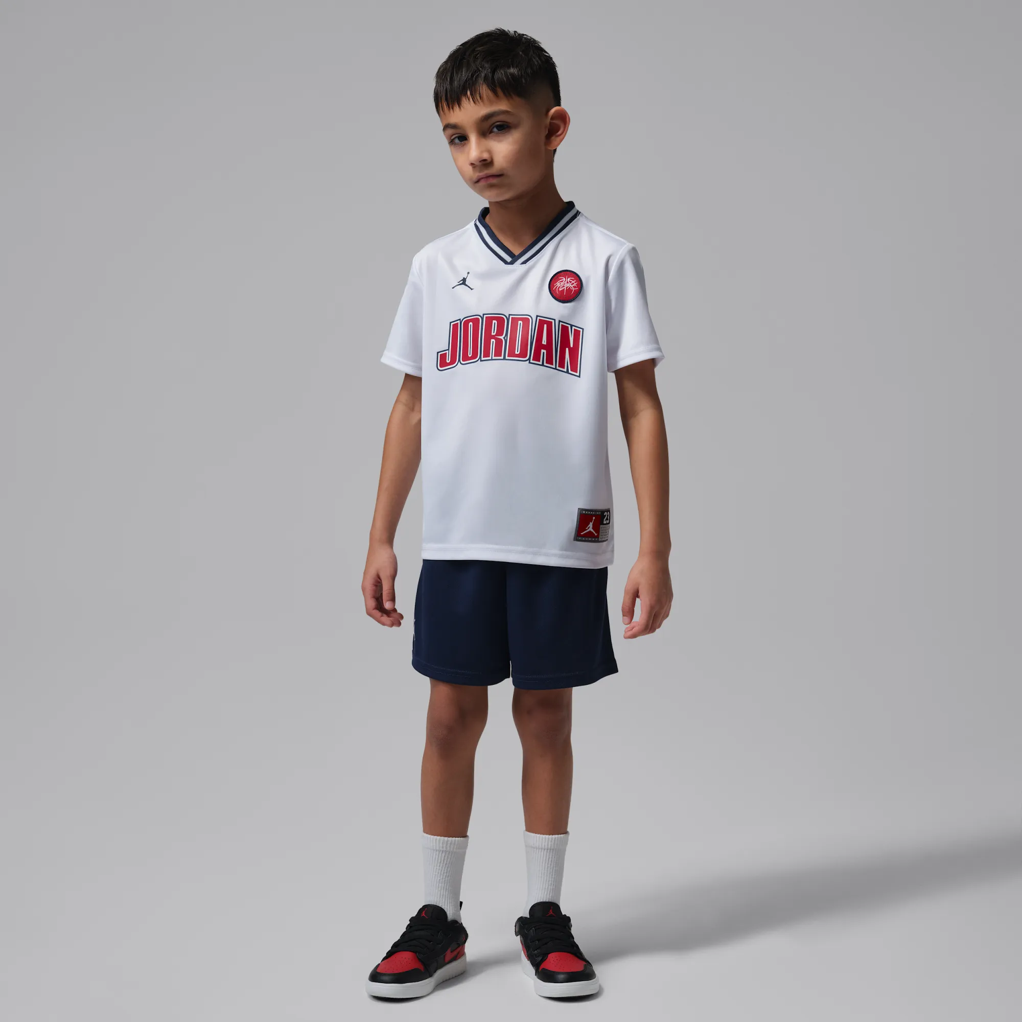 Nike Jordan Younger Kids' Sport Jersey and Mesh Shorts Set - Blue