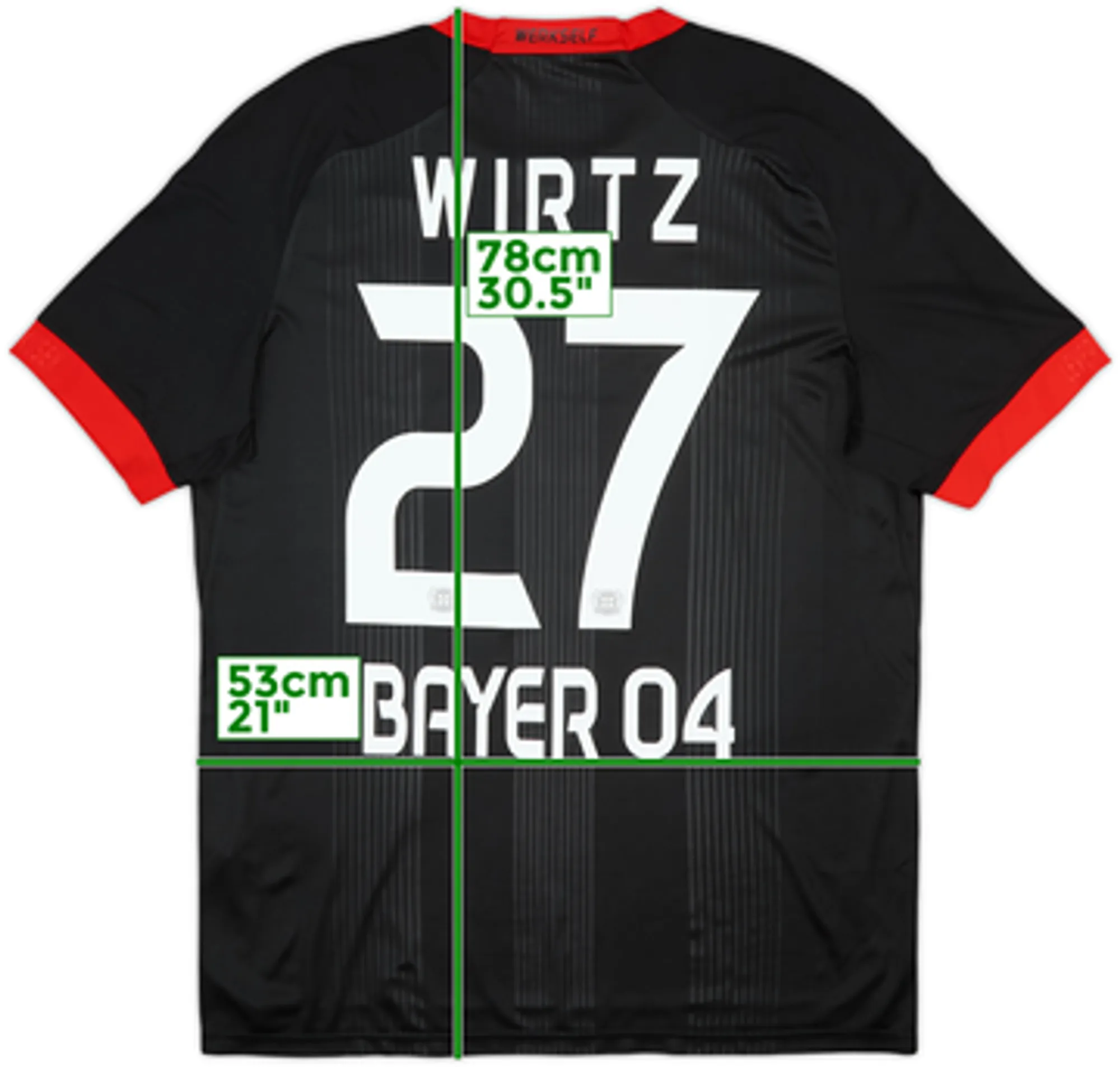 2020-21 Bayer Leverkusen Home Shirt Wirtz #27 - 9/10 - (L)