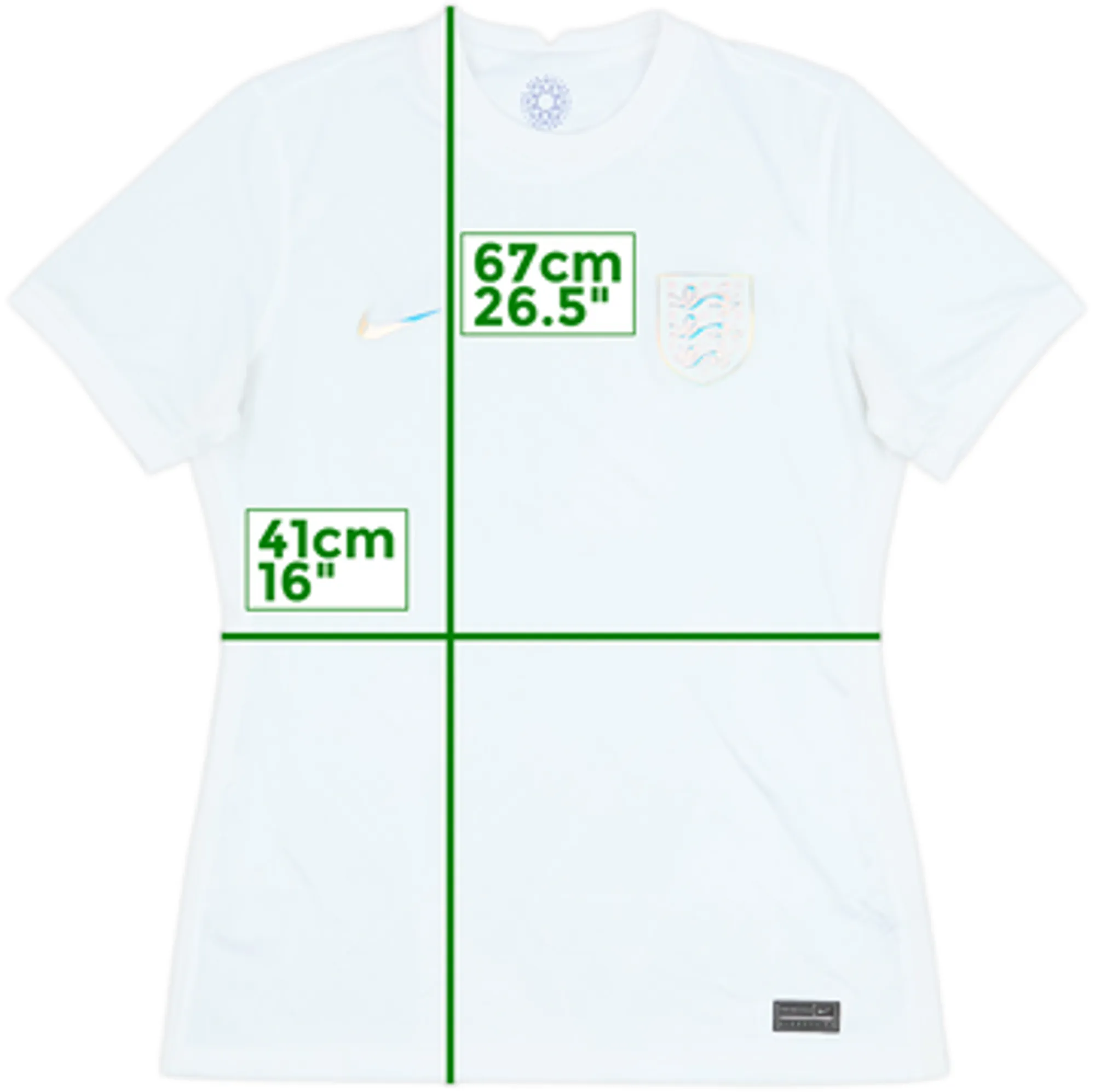 2022-23 England Lionesses Home Shirt - 9/10 - (Women's M)
