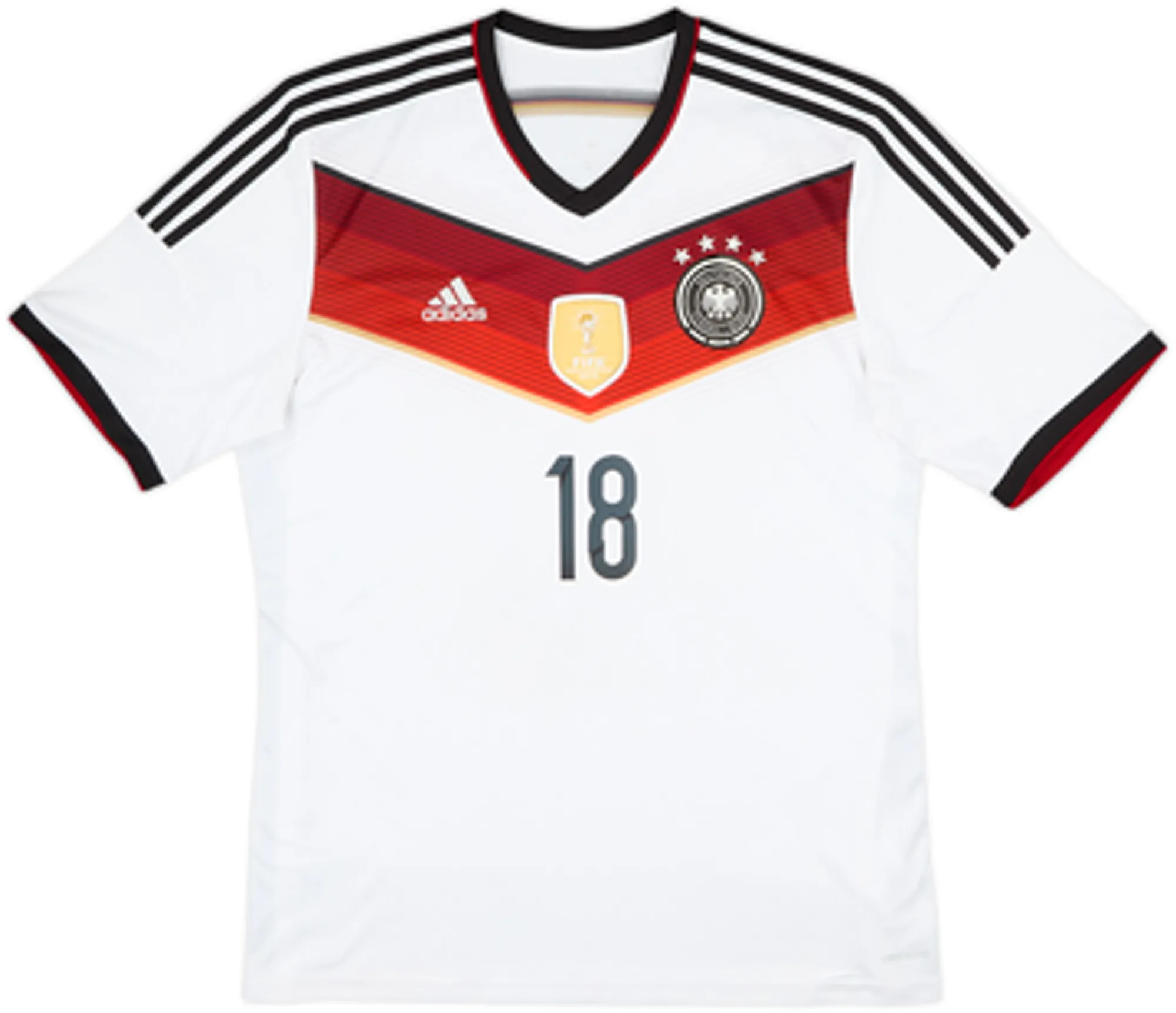 2014-15 Germany Home Shirt Kroos #18 - 7/10 - (XL)