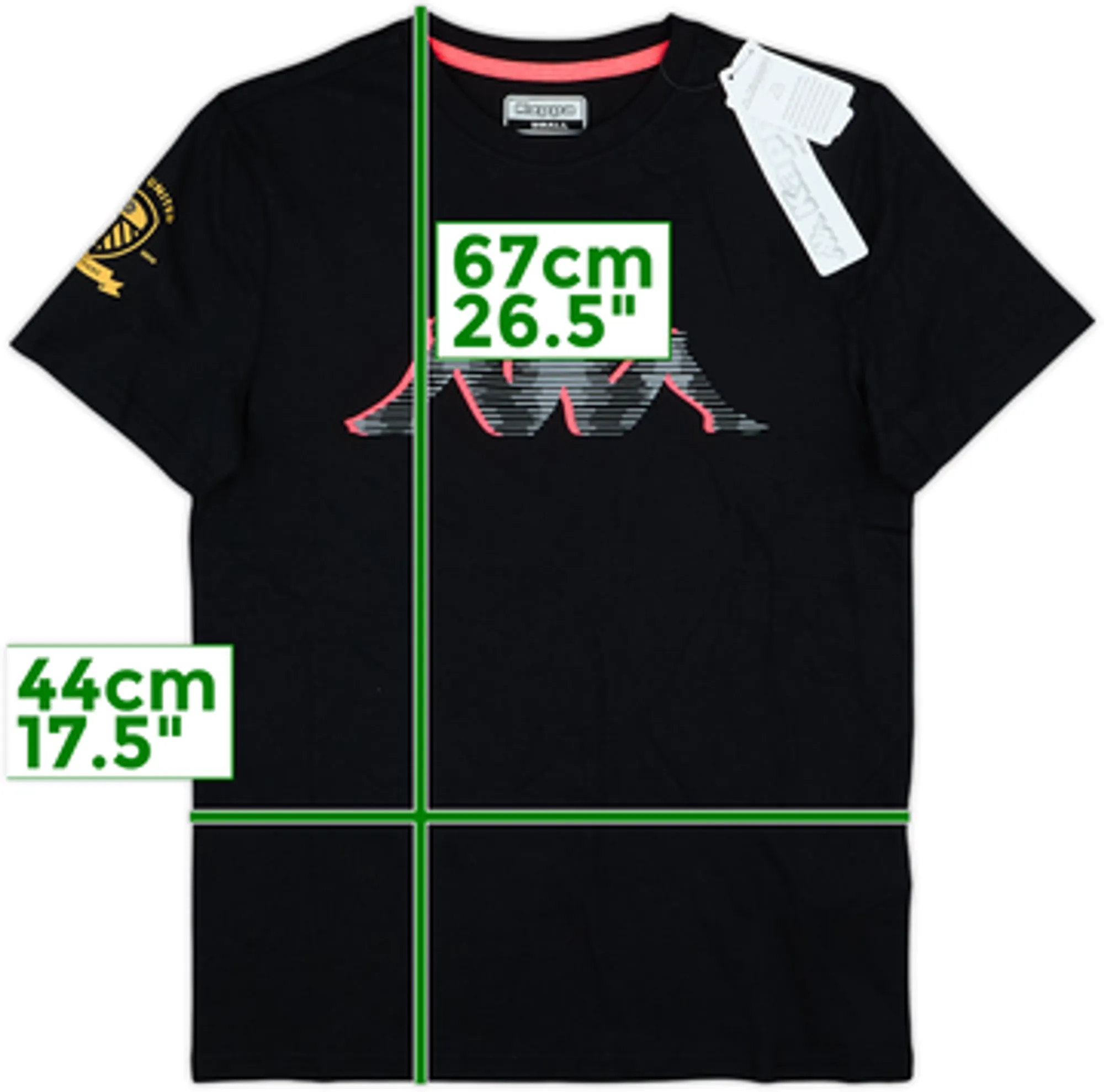 2018-19 Leeds United Kappa Graphic Tee (S)