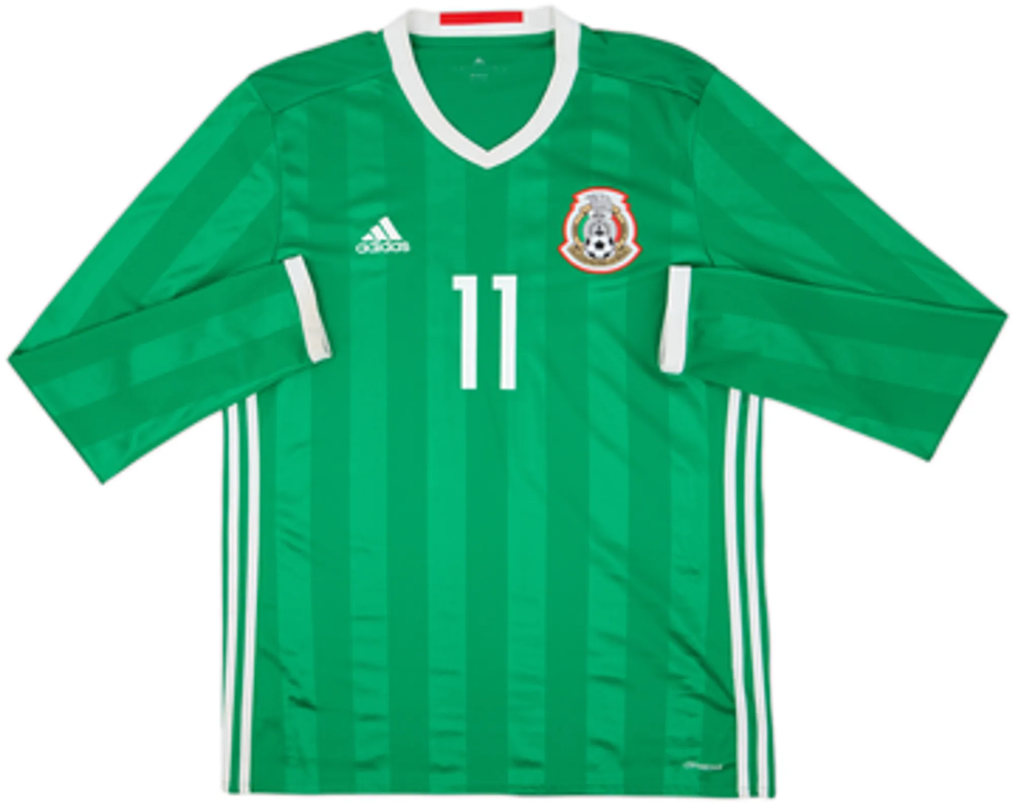 2016-17 Mexico Copa America Home L/S Shirt Carlos V #11 - 6/10 - (L)
