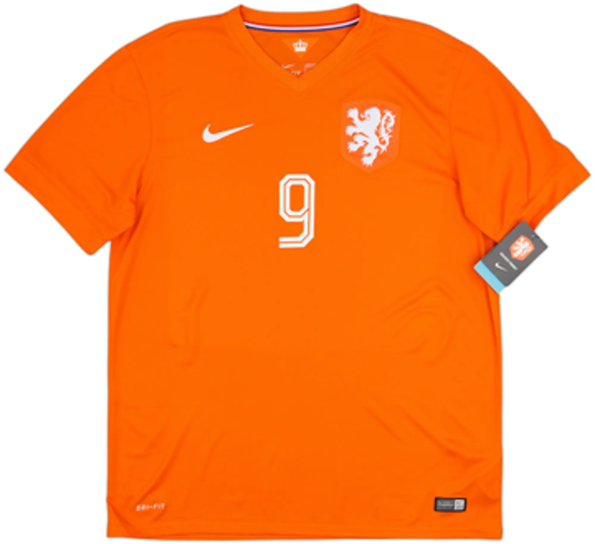 2014-15 Netherlands Home Shirt V.Persie #9 (L)