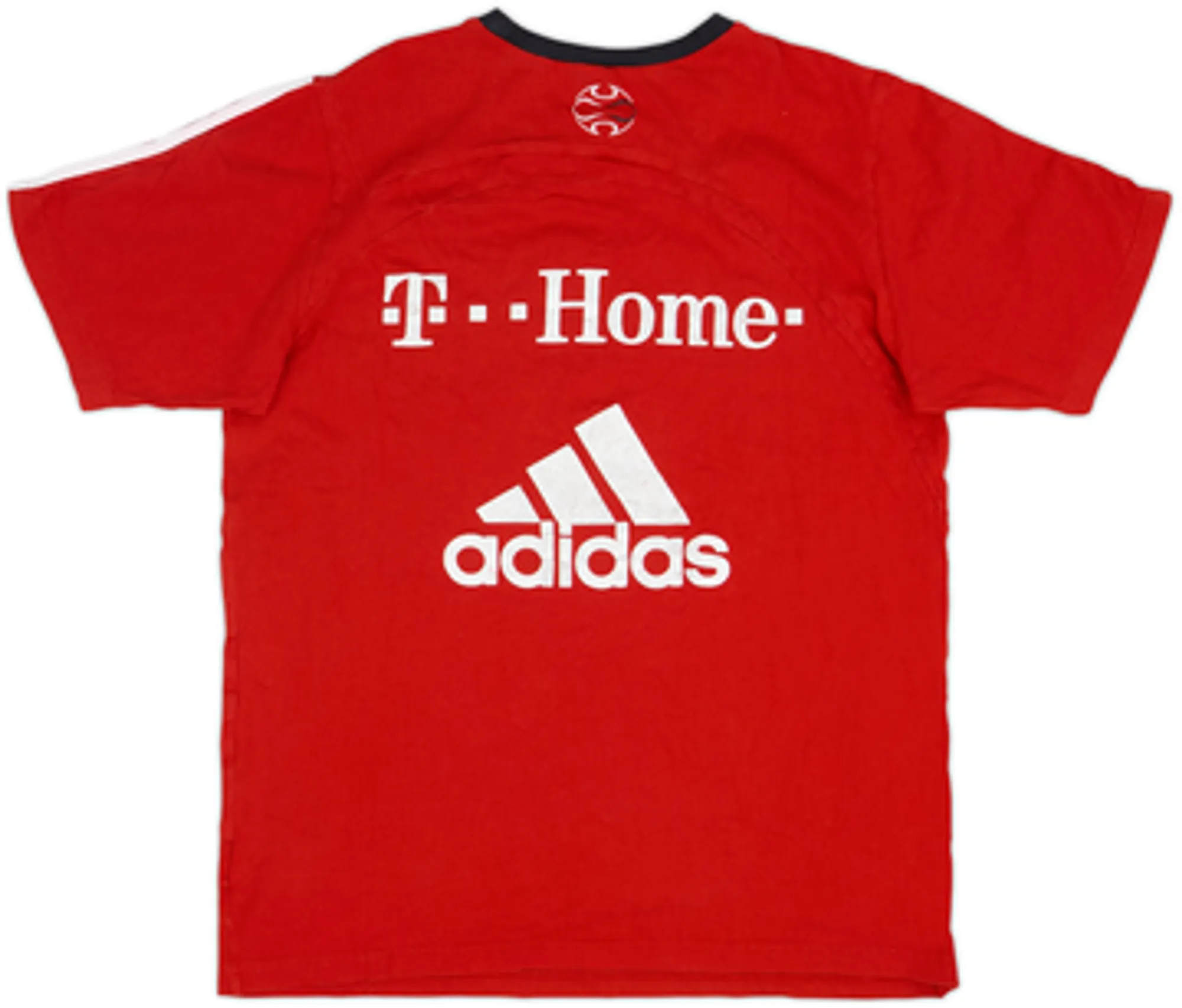 2007-08 Bayern Munich adidas Cotton Tee - 5/10 - (L/XL)