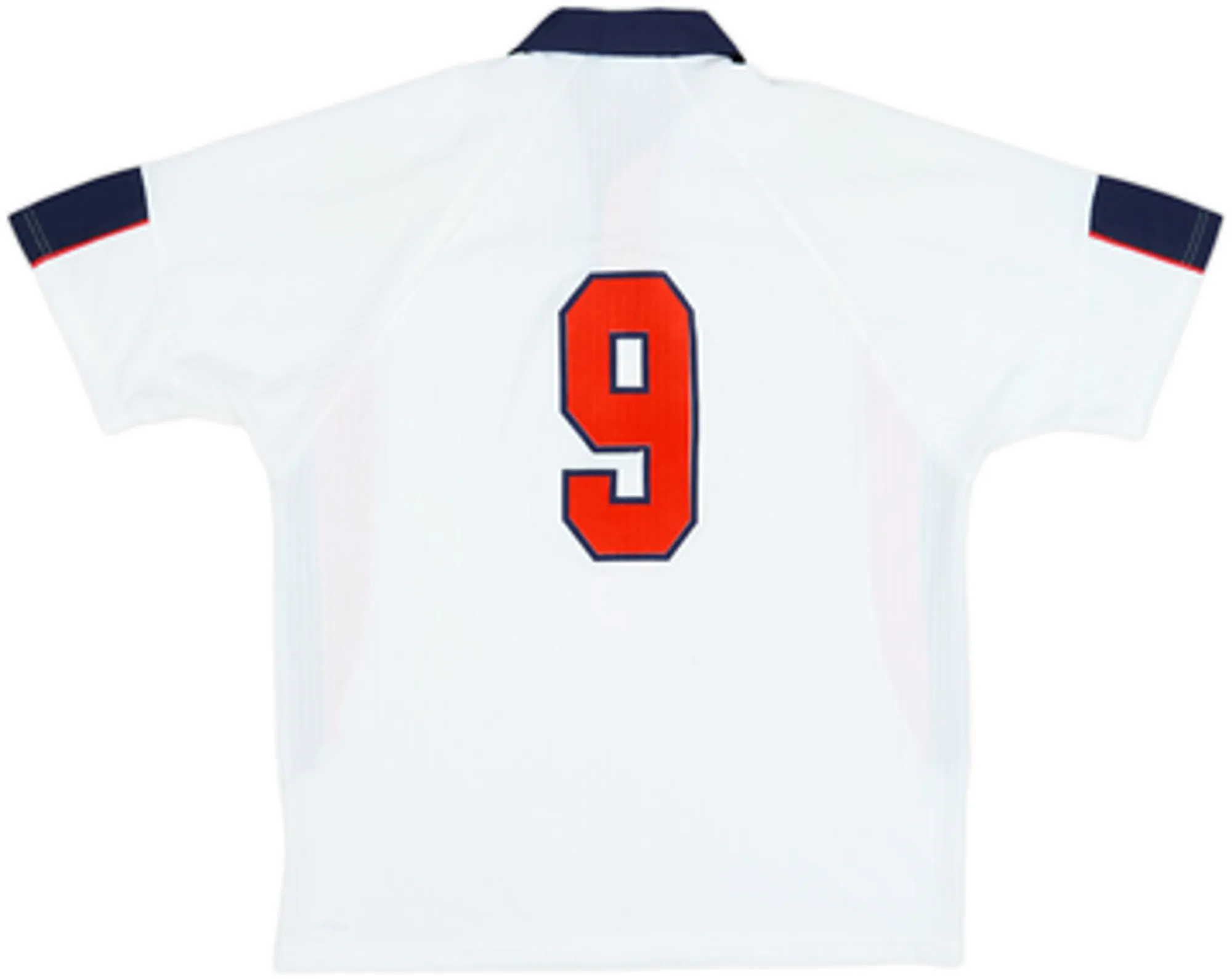 1997-99 England Home Shirt #9 - 8/10 - (XL)