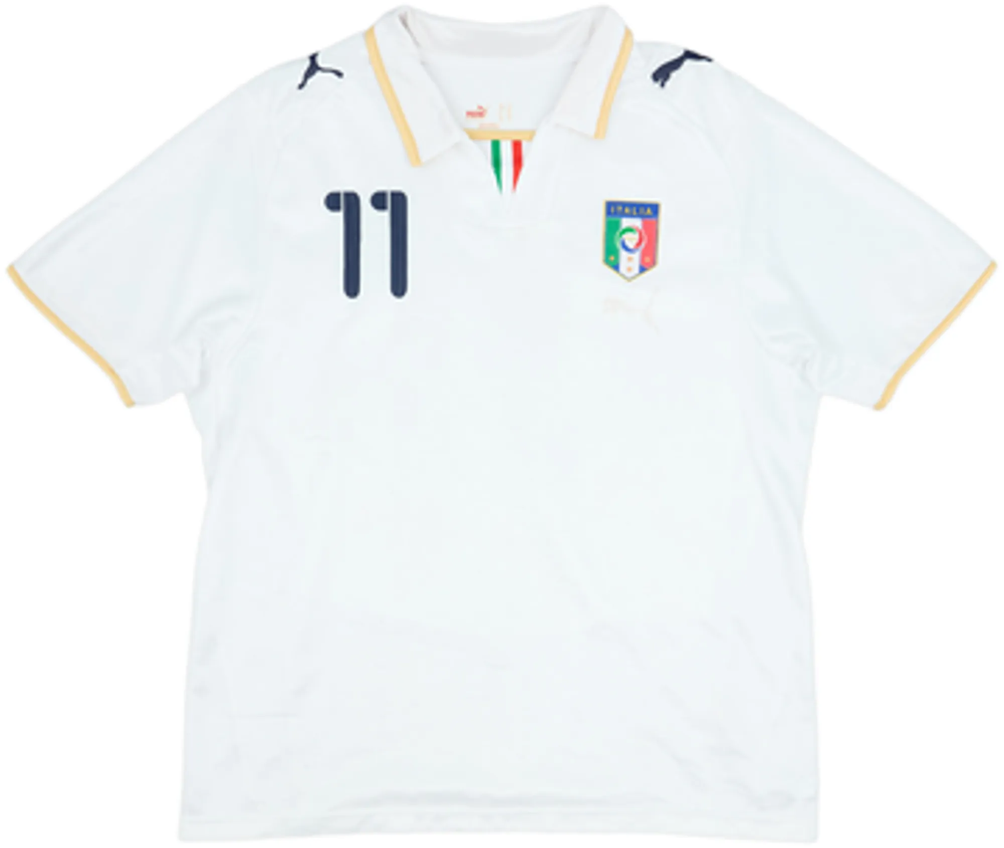 2007-08 Italy Away Shirt Gilardino #11 - 4/10 - (XL)