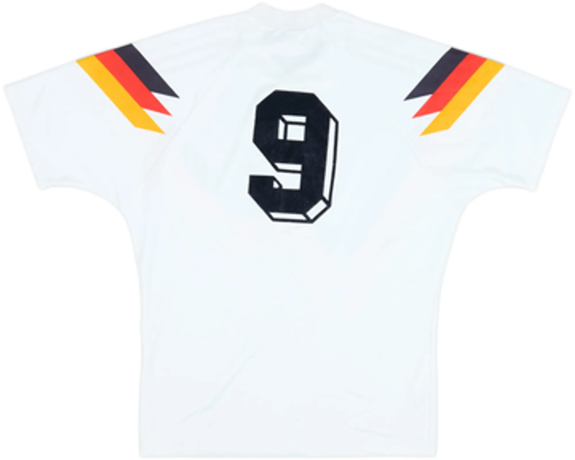 1988-91 West Germany Home Shirt #9 - 9/10 - (M)