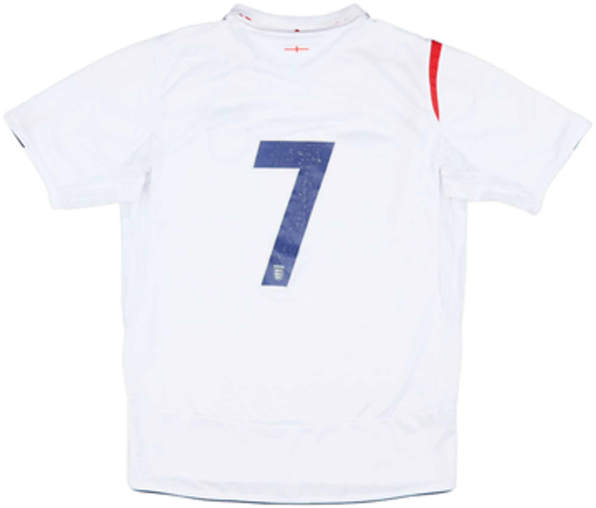 2005-07 England Home Shirt #7 - 6/10 - (M)