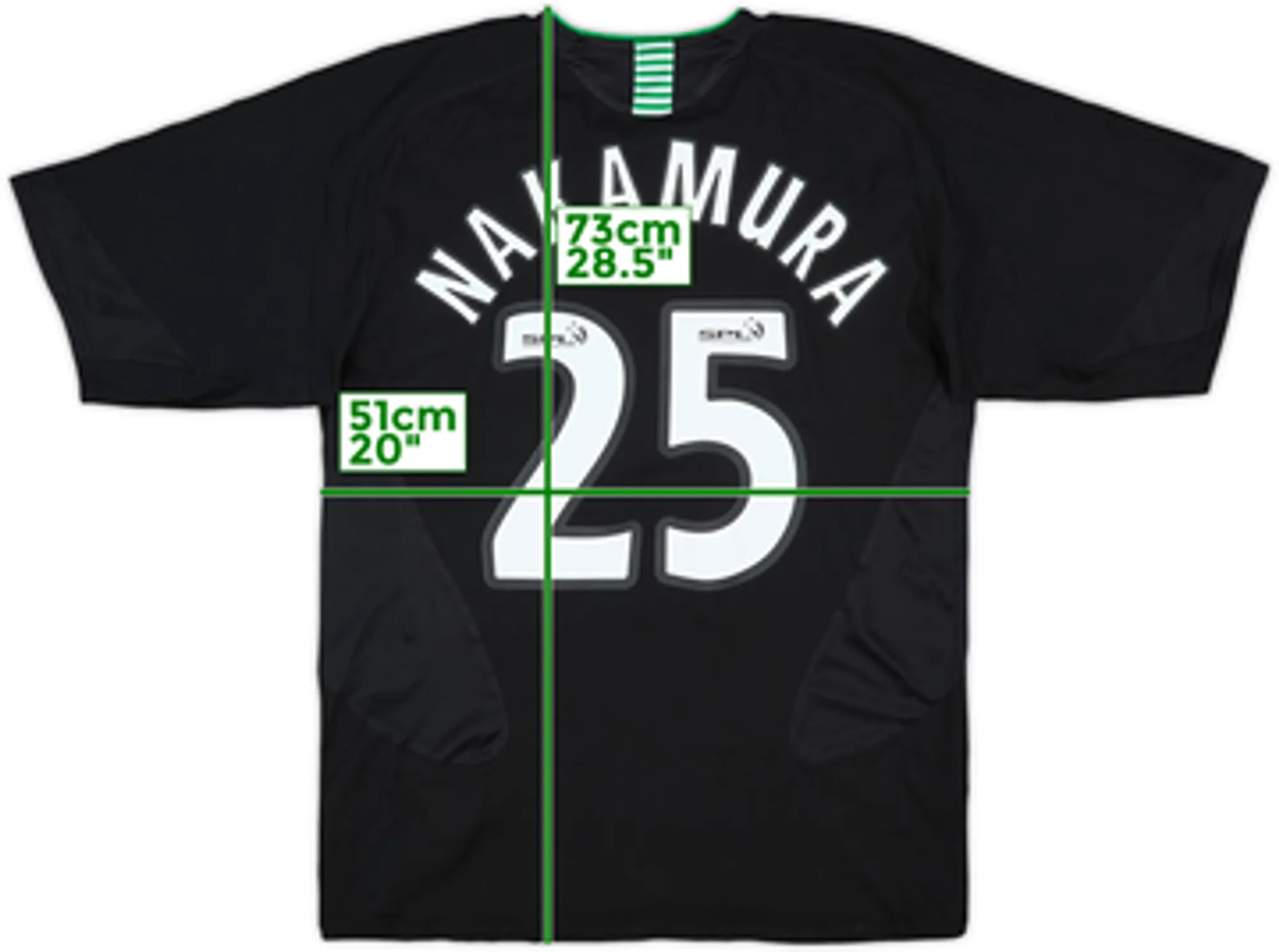 2005-07 Celtic Third Shirt Nakamura #25 - 5/10 - (M)