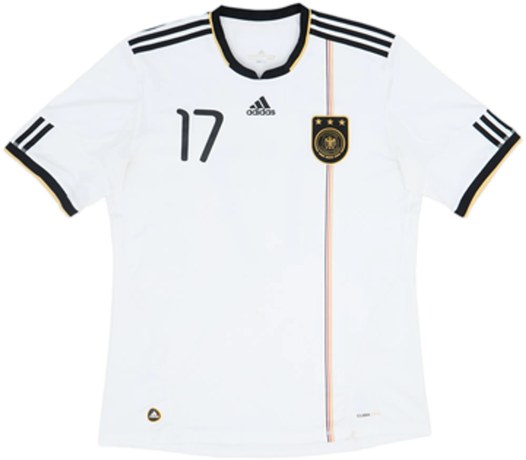 2010-11 Germany Home Shirt Mertesacker #17 - 7/10 - (XL)