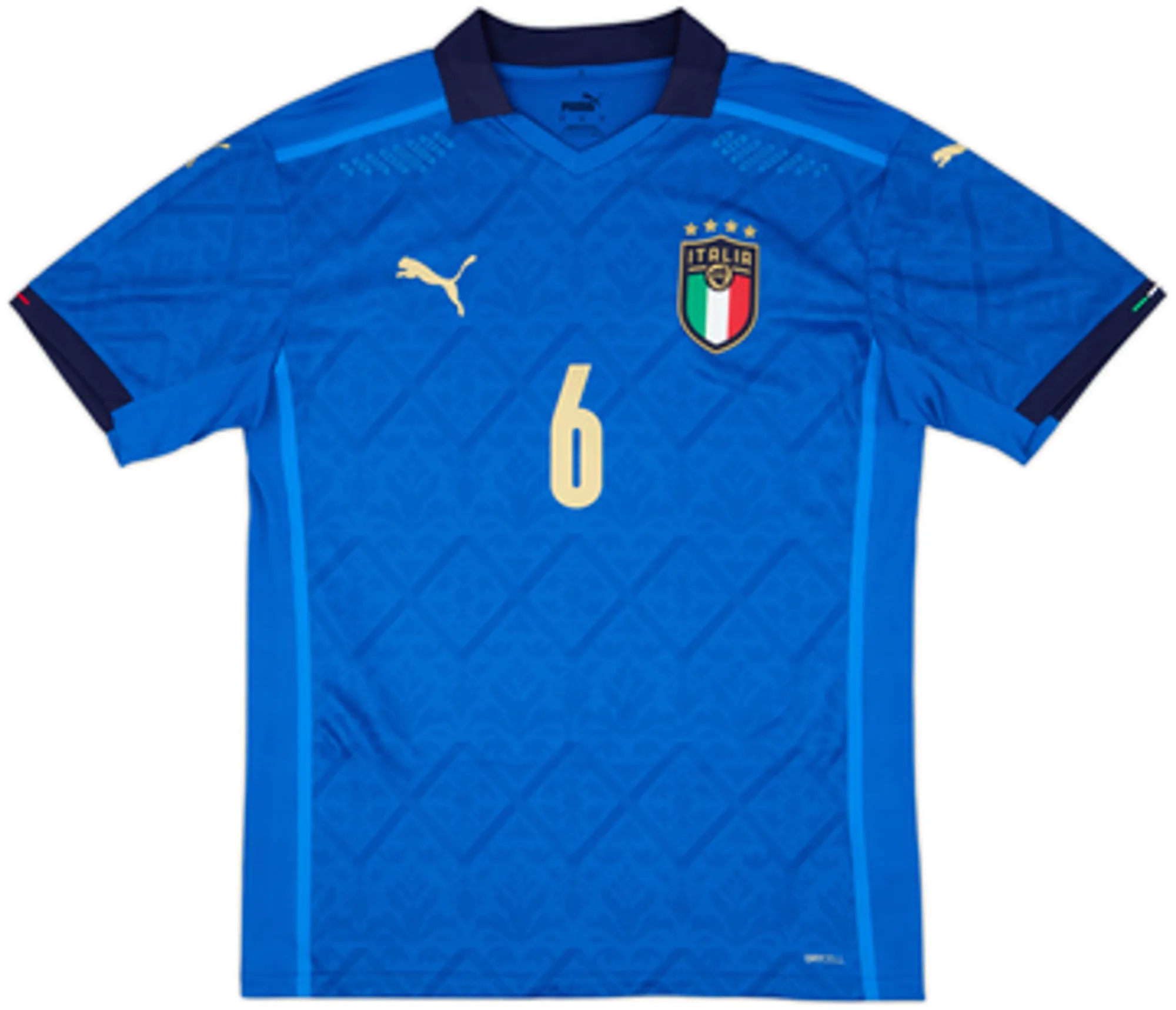 2020-21 Italy Authentic Home Shirt Verratti #6 - 10/10 - (M)
