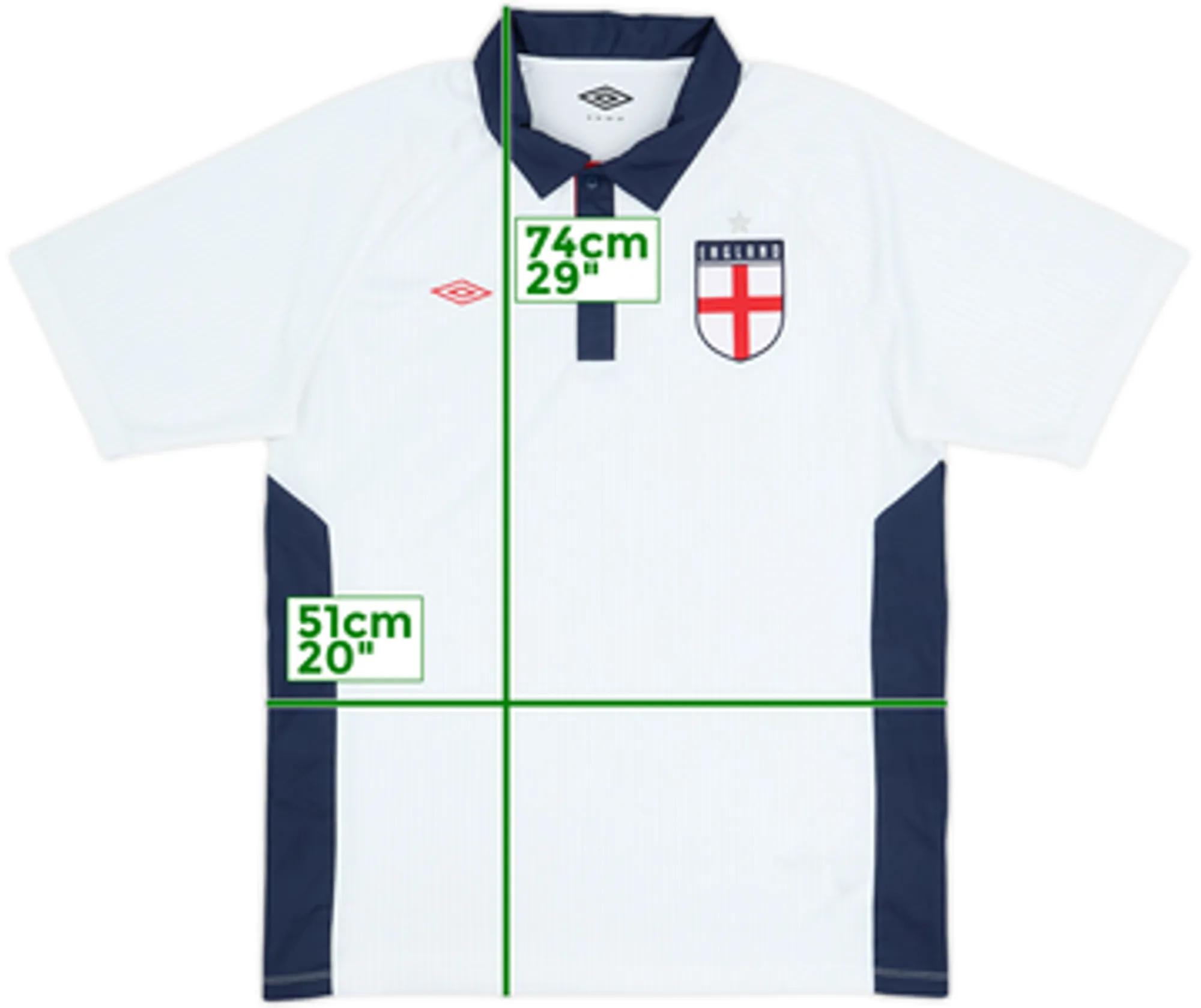 2018-19 England Umbro Polo Shirt - 6/10 - (M)