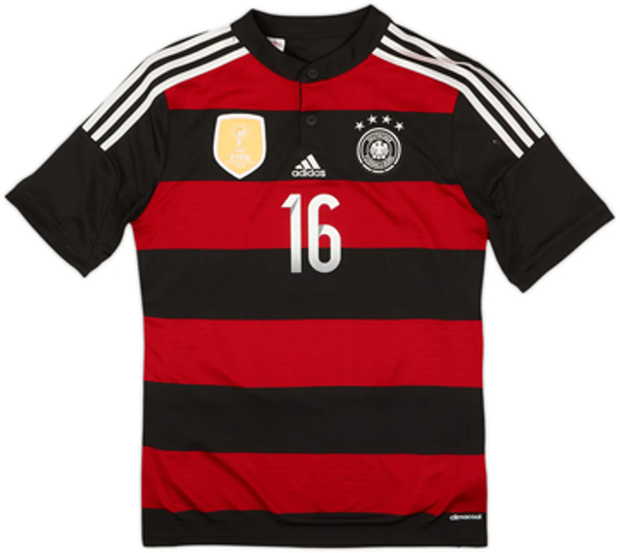 2014-15 Germany Away Shirt Lahm #16 - 9/10 - (XL.Boys)