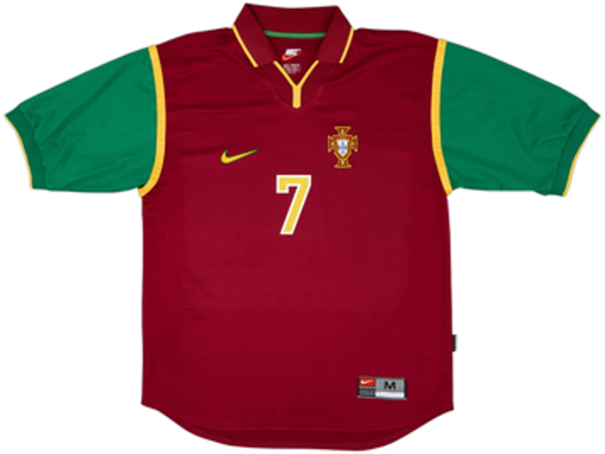 1999-00 Portugal Home Shirt Figo #7 - 9/10 - (M)