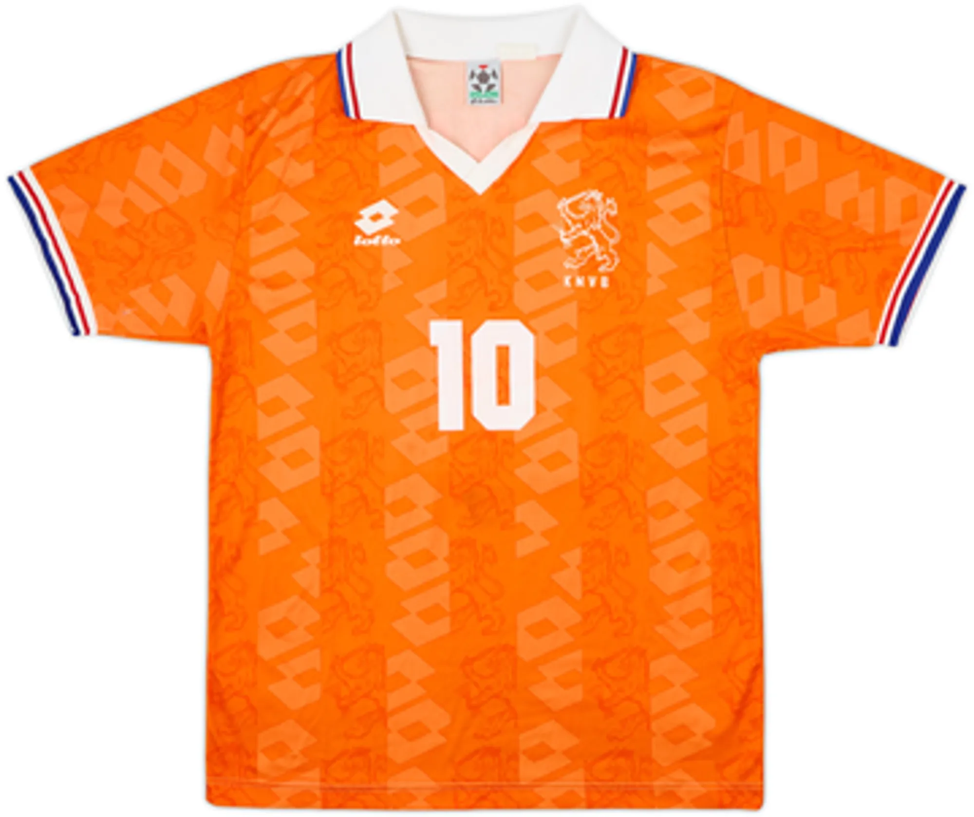 1992-94 Netherlands Home Shirt Bergkamp #10 - 6/10 - (S)