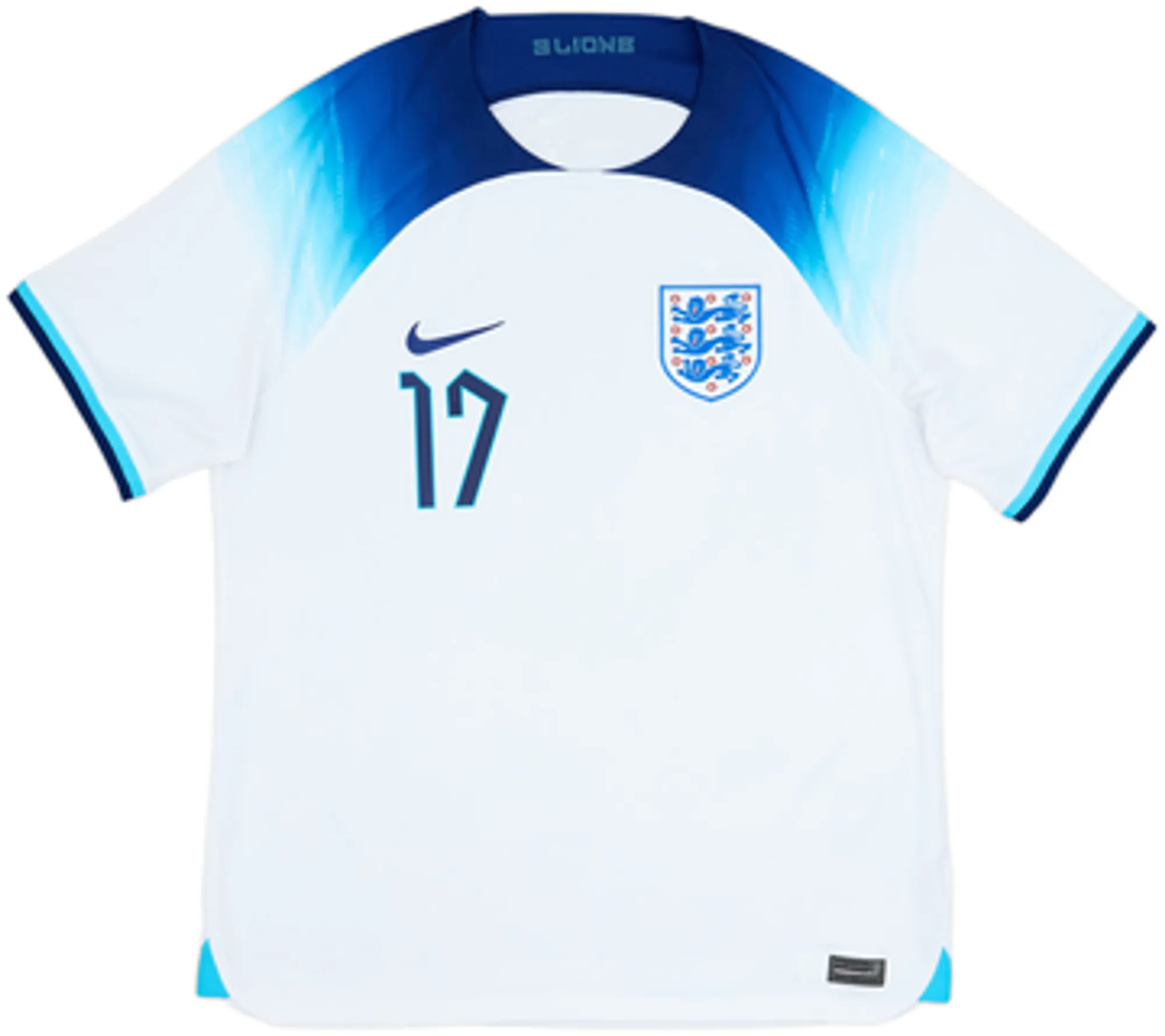 2022-23 England Home Shirt Saka #17 - 7/10 - (L)