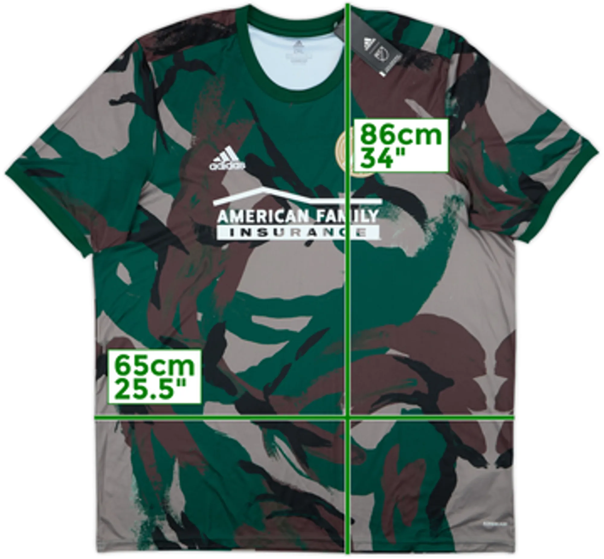 2021 Atlanta United adidas Training Shirt (XXL)