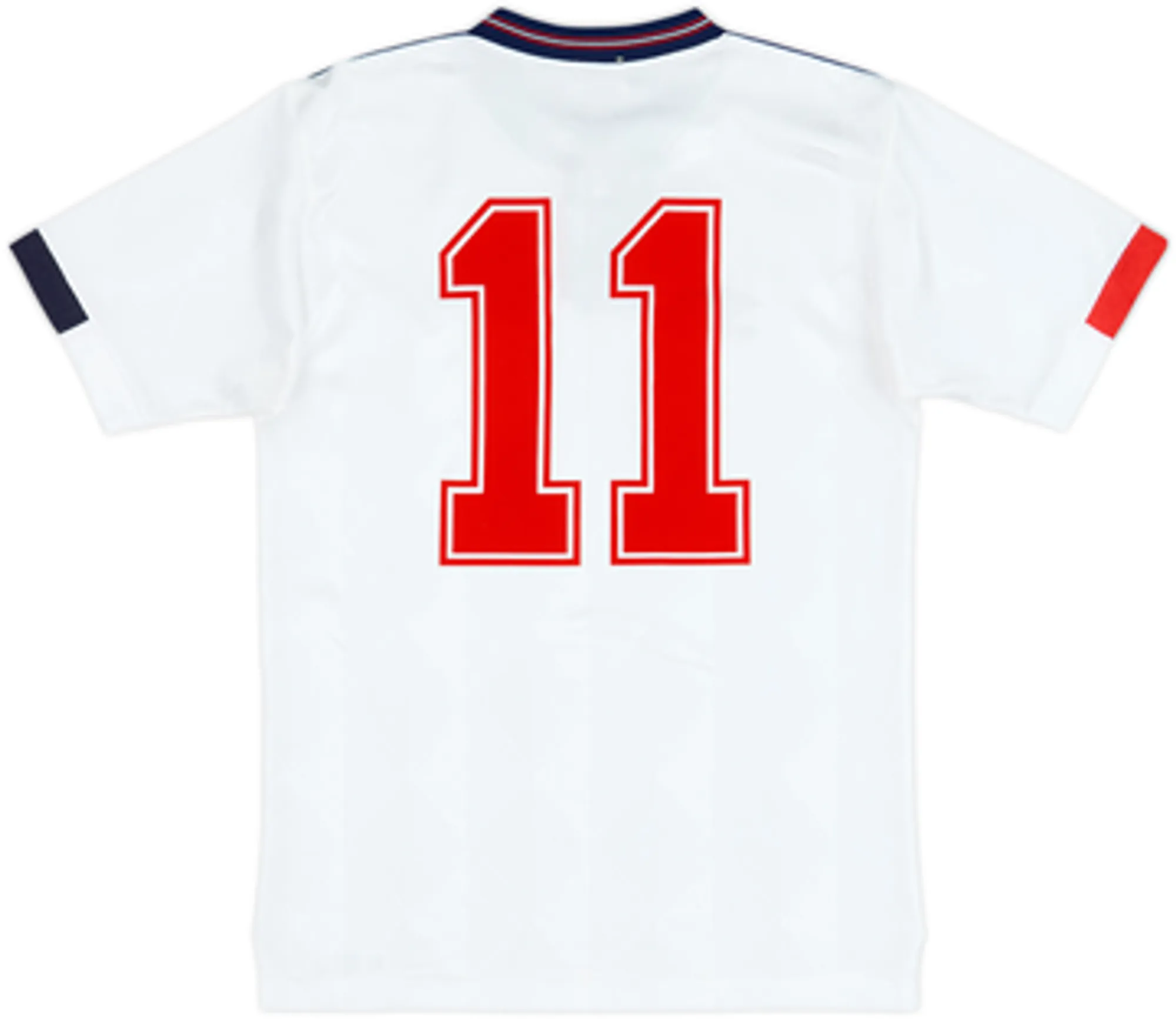 1987-90 England Home Shirt #11 - 9/10 - (M/L)