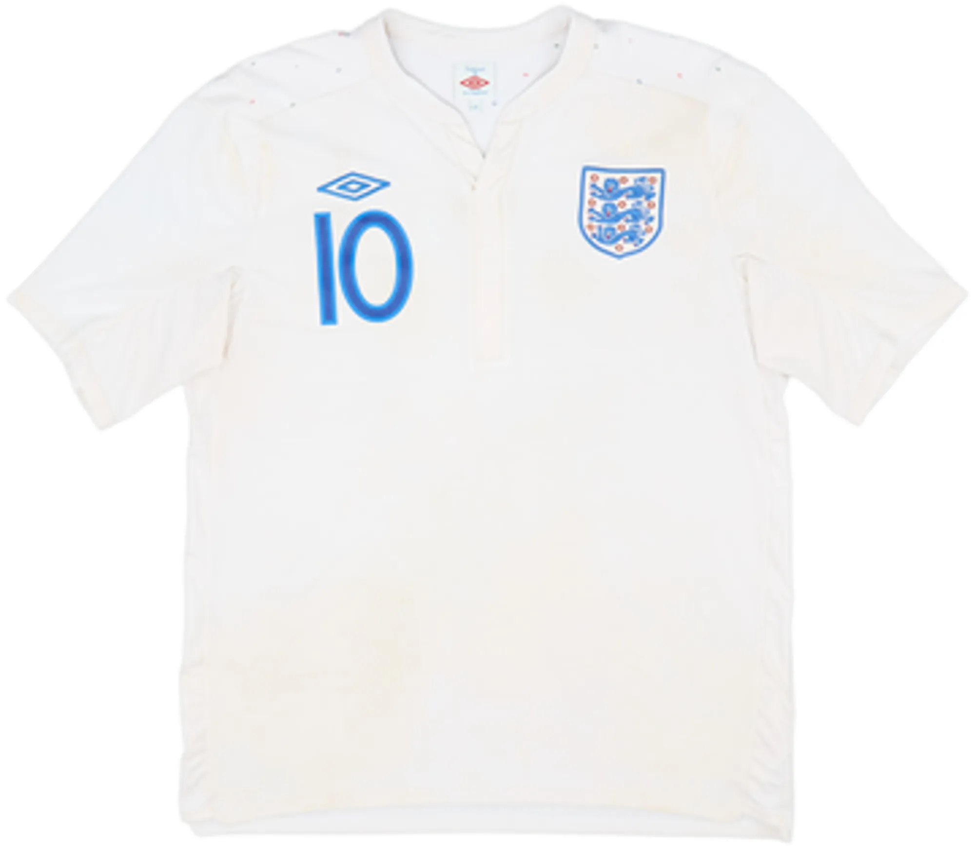 2010-11 England Home Shirt Rooney #10 - 4/10 - (L)