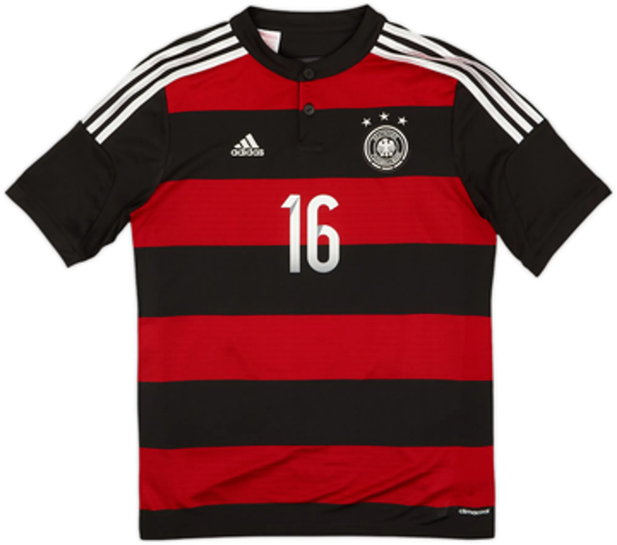 2014-15 Germany Away Shirt Lahm #16 - 8/10 - (XL.Boys)