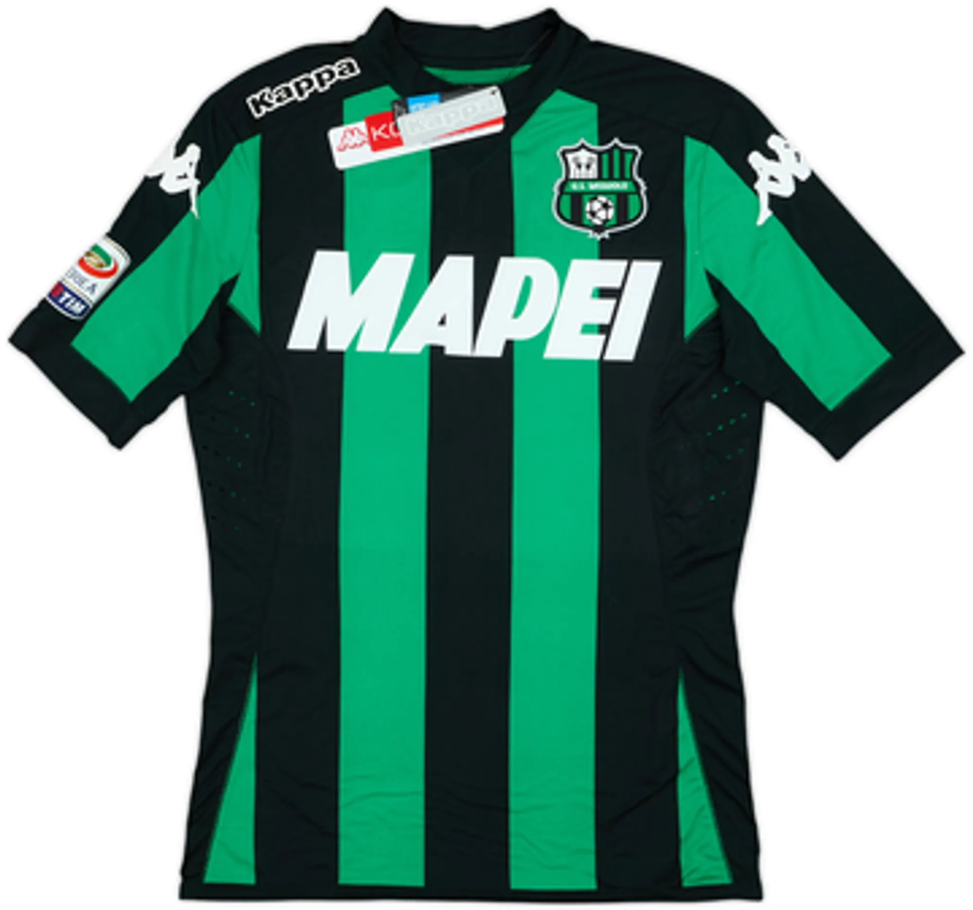 2016-17 Sassuolo Authentic Home Shirt Berardi #25 (M)
