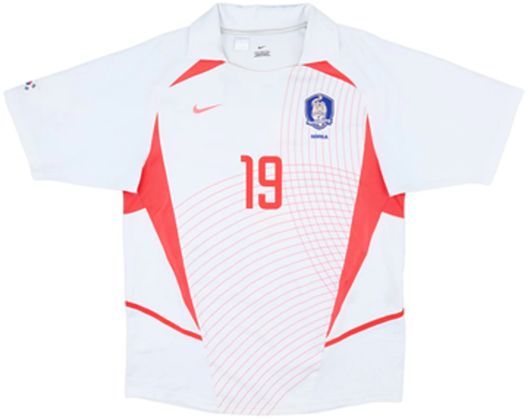 2002-03 South Korea Away Shirt J H Ahn #19 - 8/10 - (L)