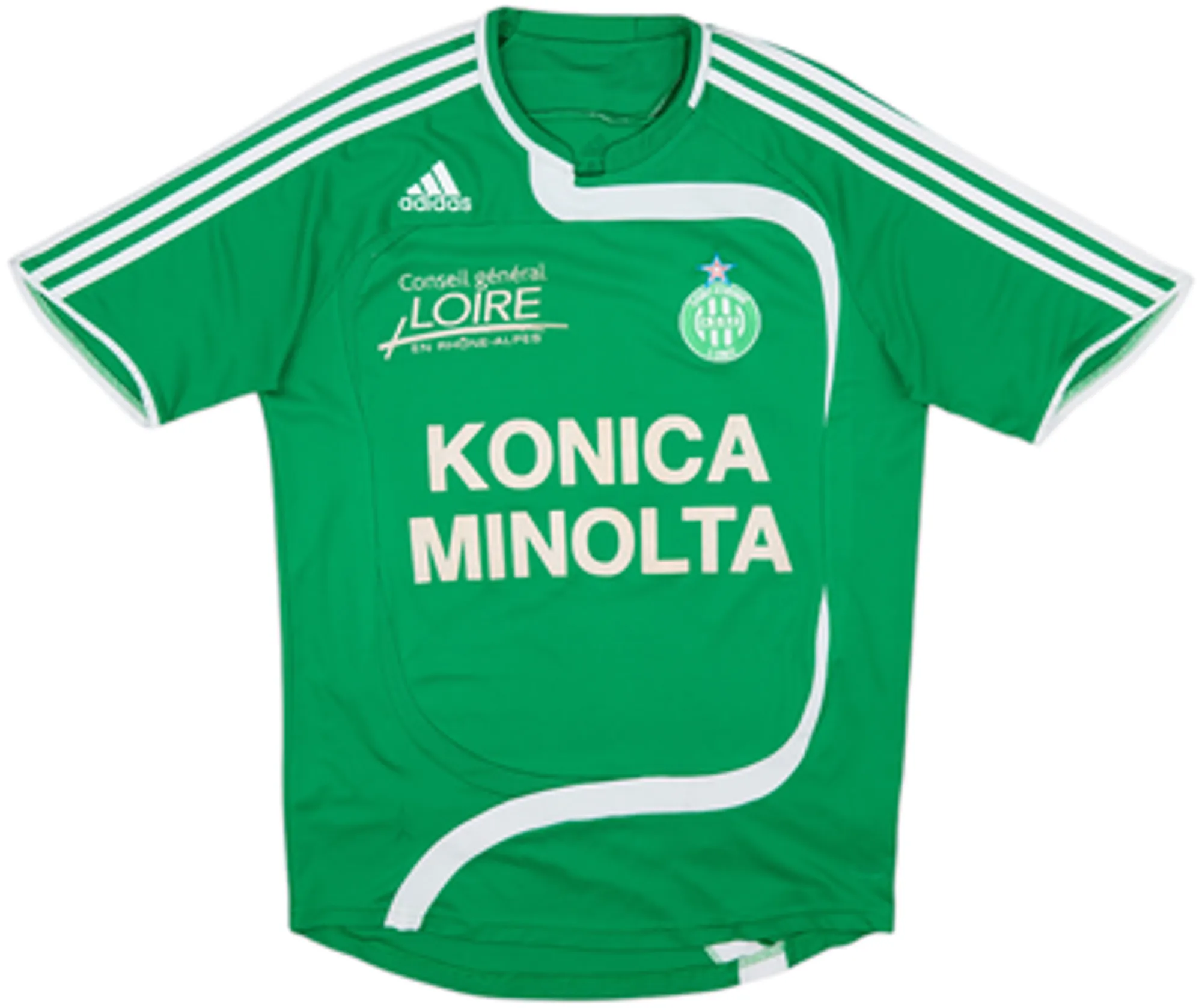 2007-08 Saint Etienne Home Shirt Gomis #18 - 6/10 - (S)