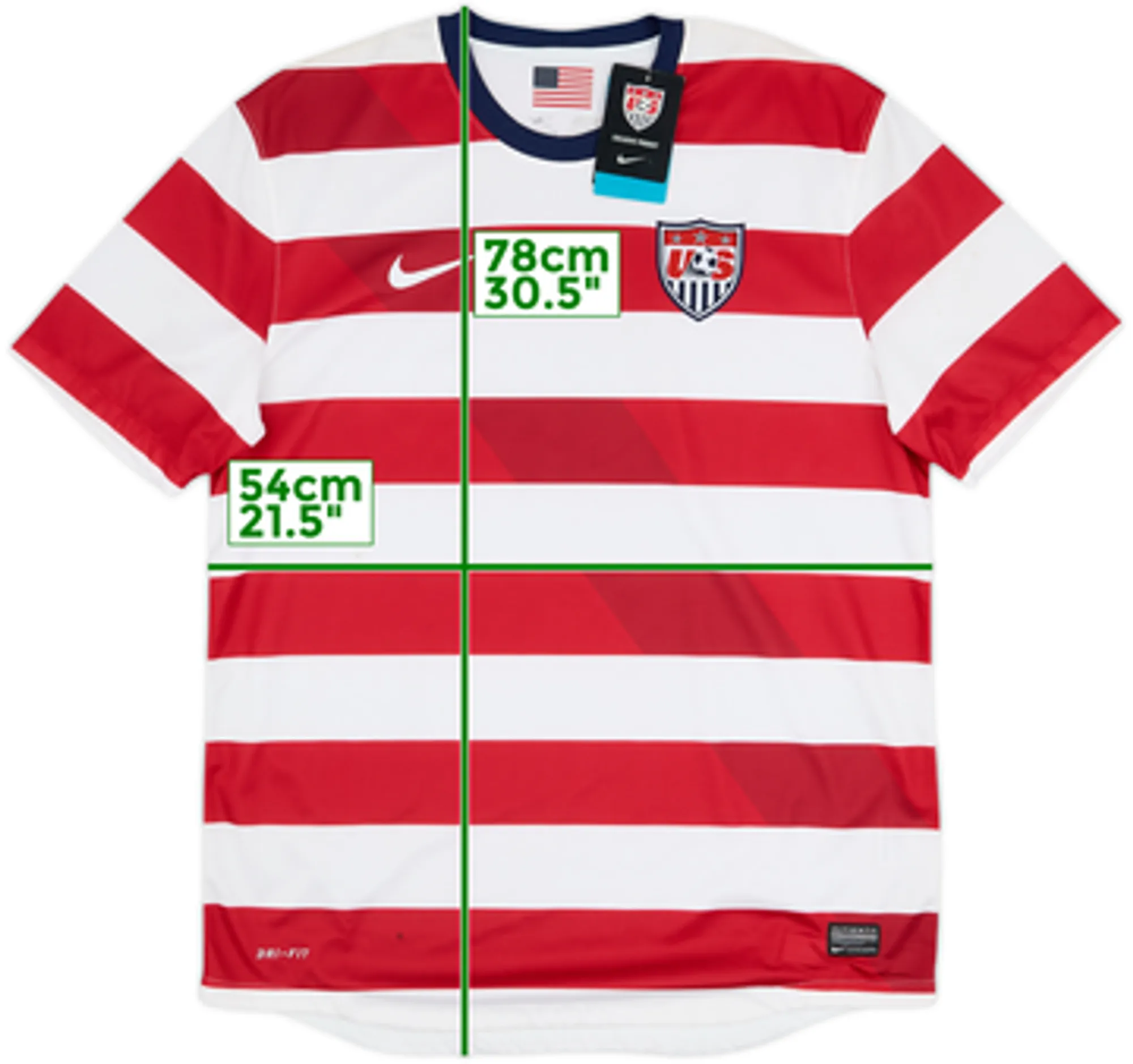 2012-13 USA Home Shirt (L)