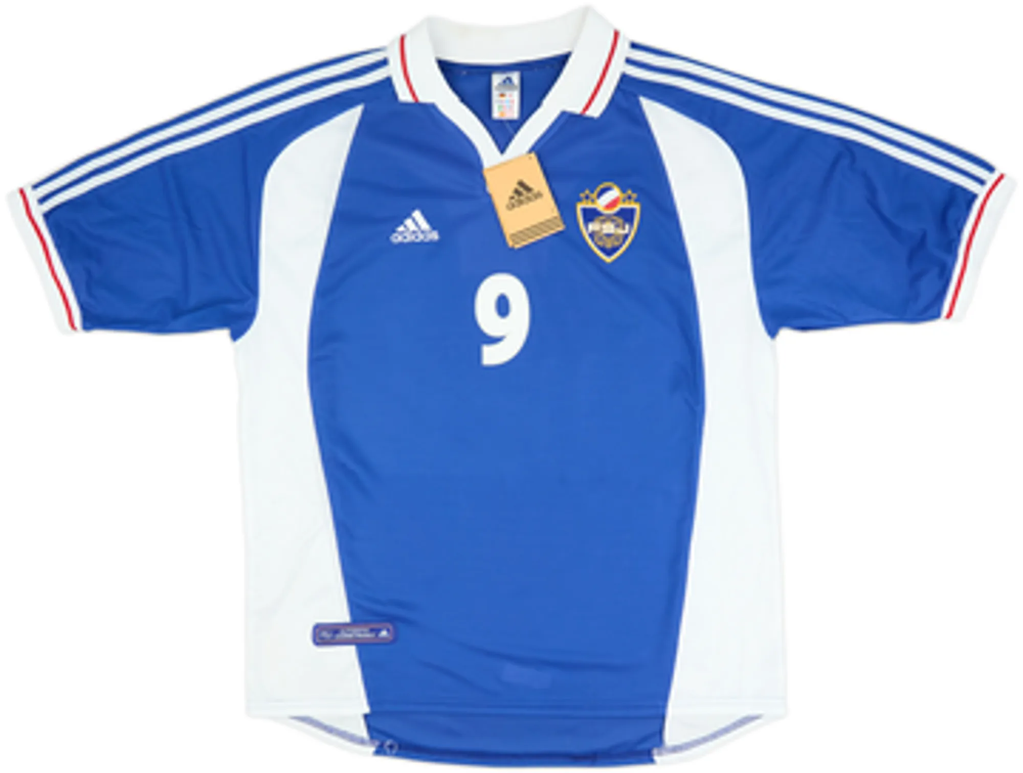 2000-01 Yugoslavia Home Shirt Milosevic #9 (XL)