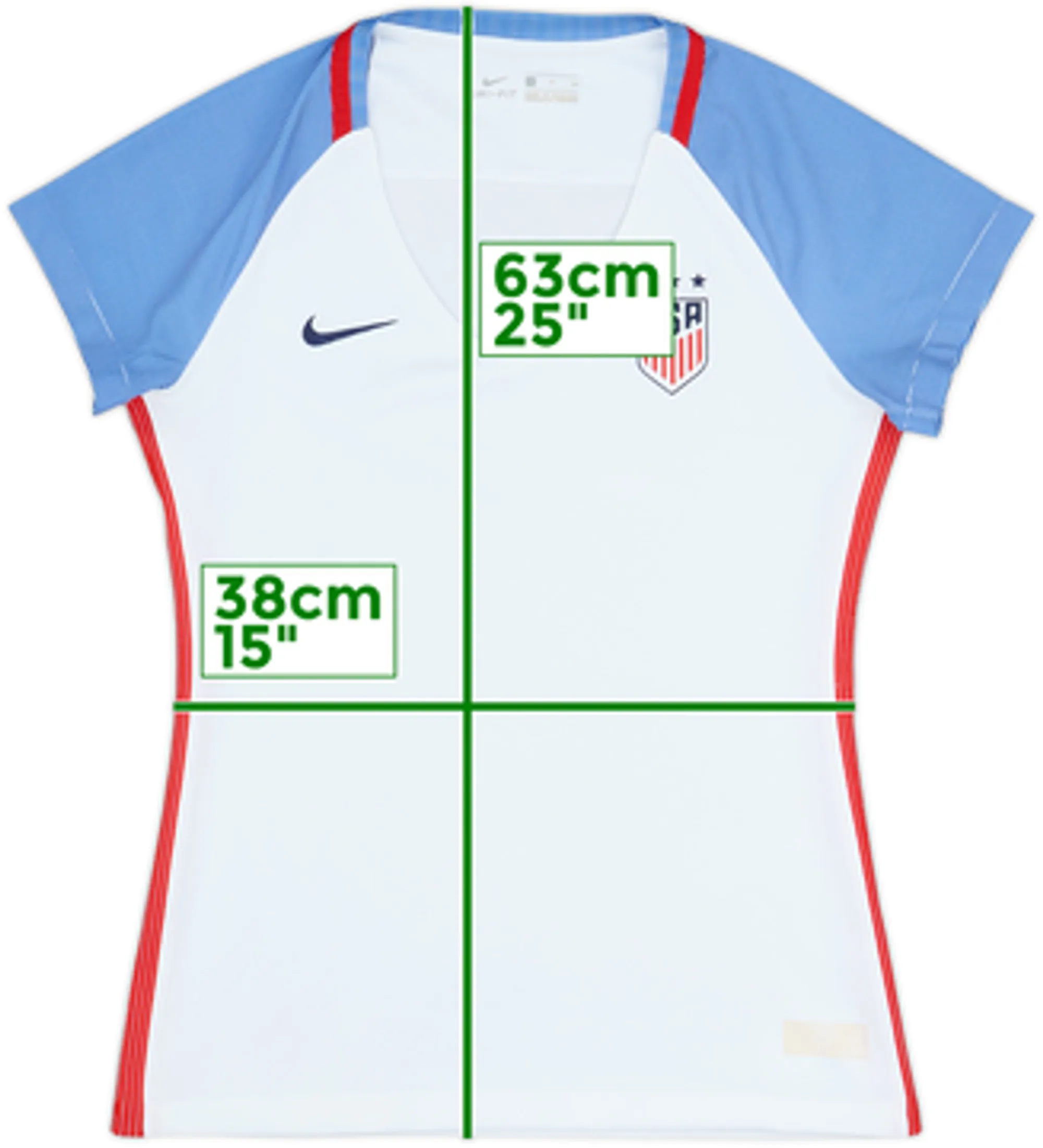 2016-17 USA Home Shirt - 7/10 - (Women's S)