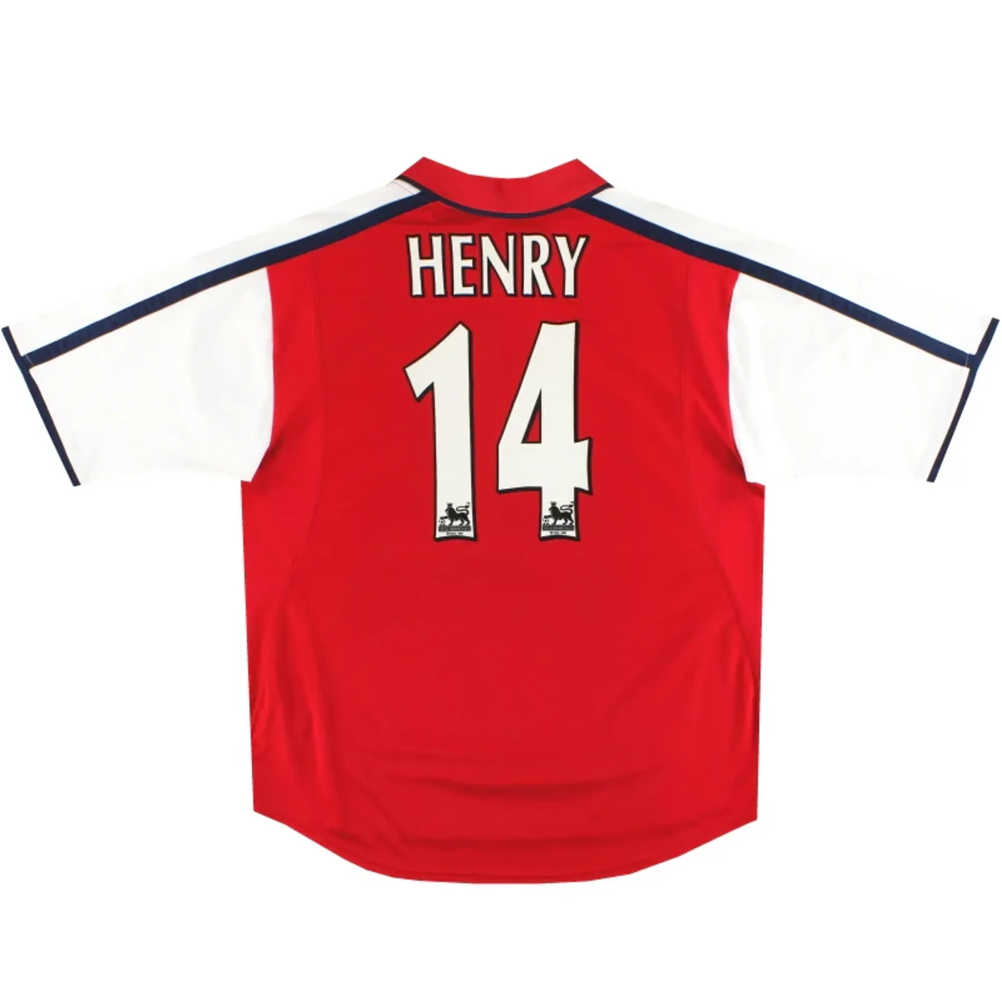 2000-02 Arsenal Nike Home Shirt Henry #14 XL - Arsenal / Excellent 