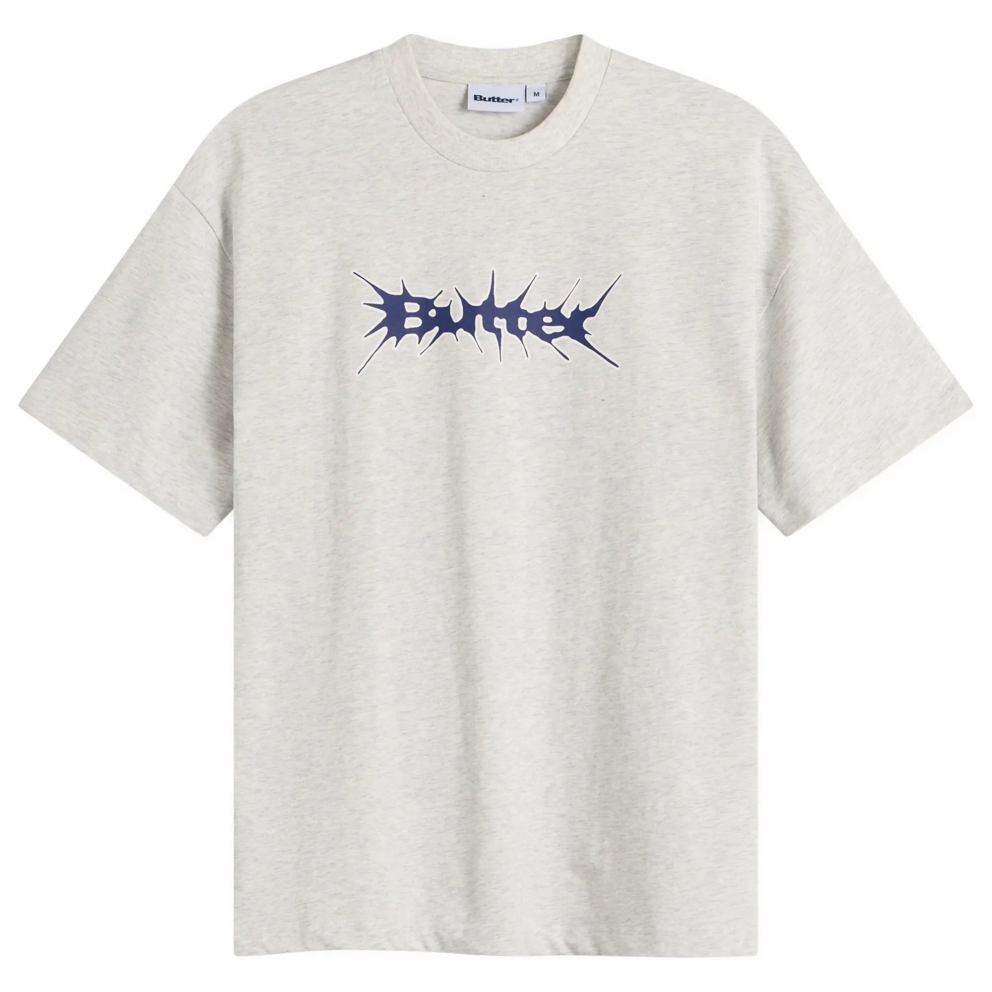 Butter Goods Men's Nail Logo T-Shirt Ash
