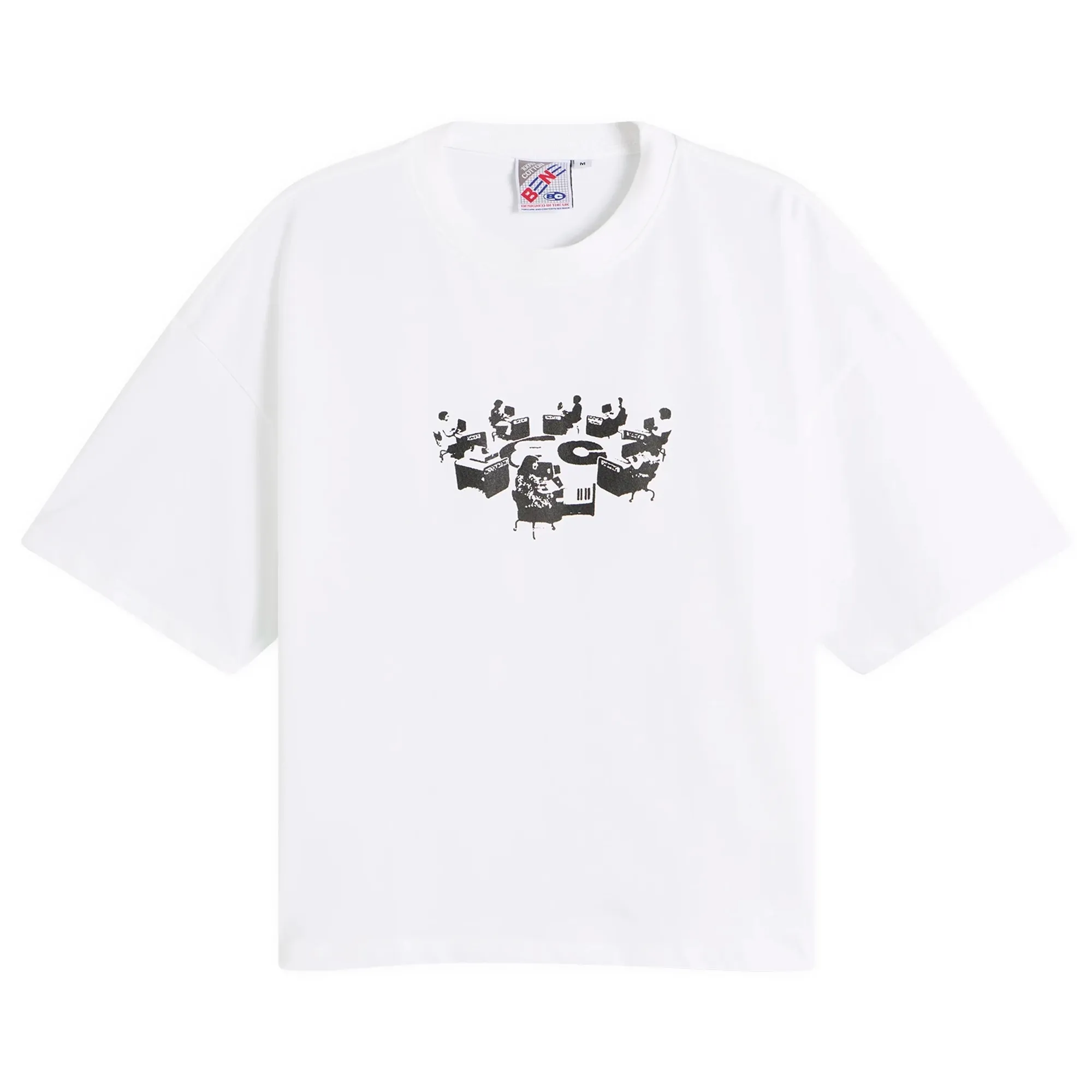Bene Culture Men's Teamwork T-Shirt White