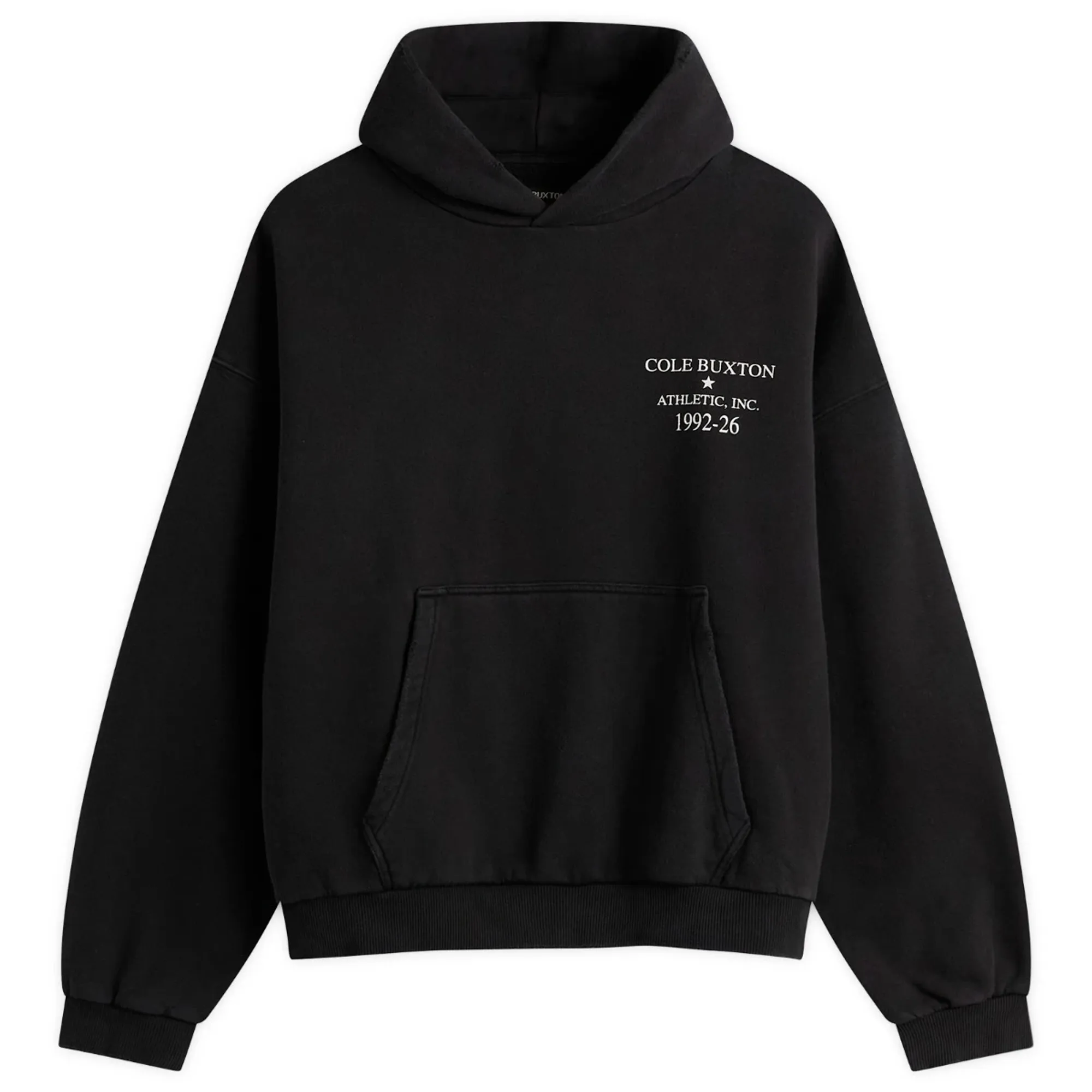 Cole Buxton Men's Athletic Inc Hoodie Vintage Black