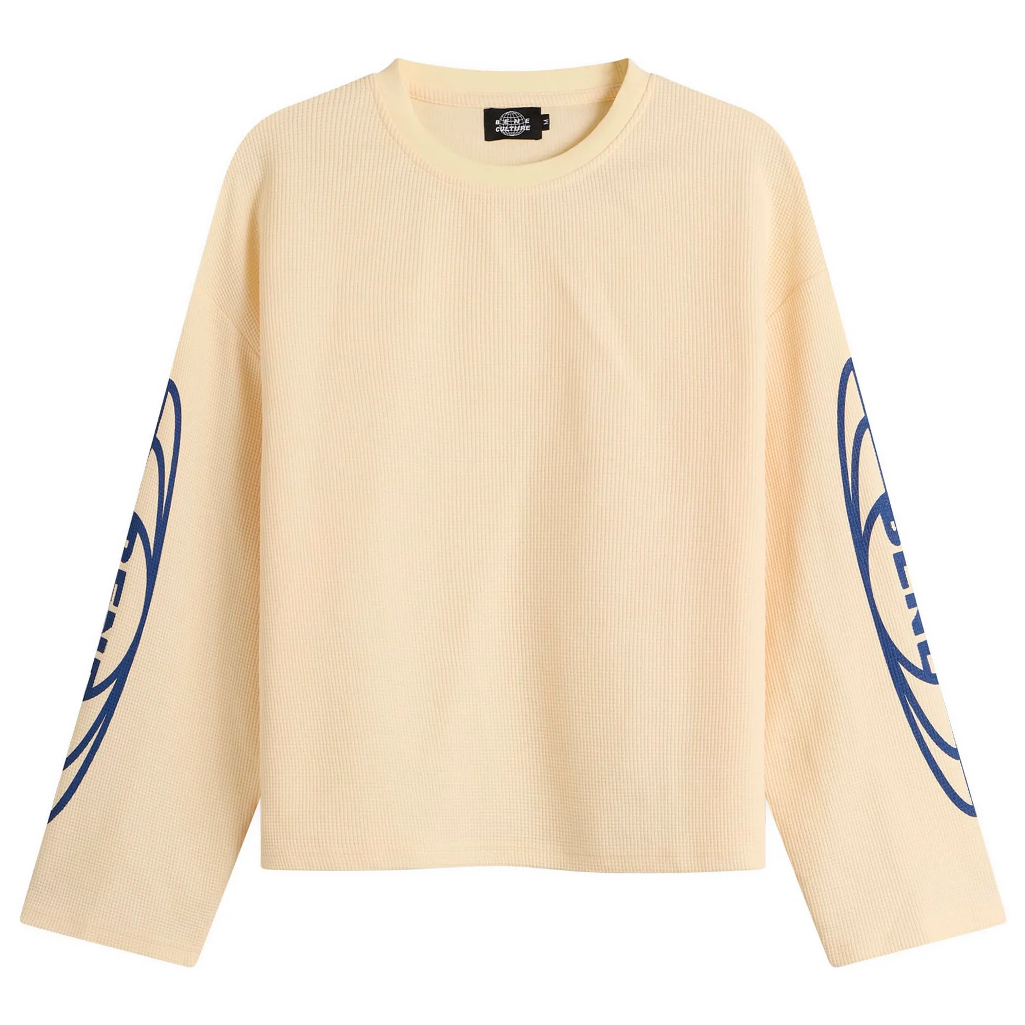 Bene Culture Worldwide Thermal Long Sleeve T-Shirt Cream