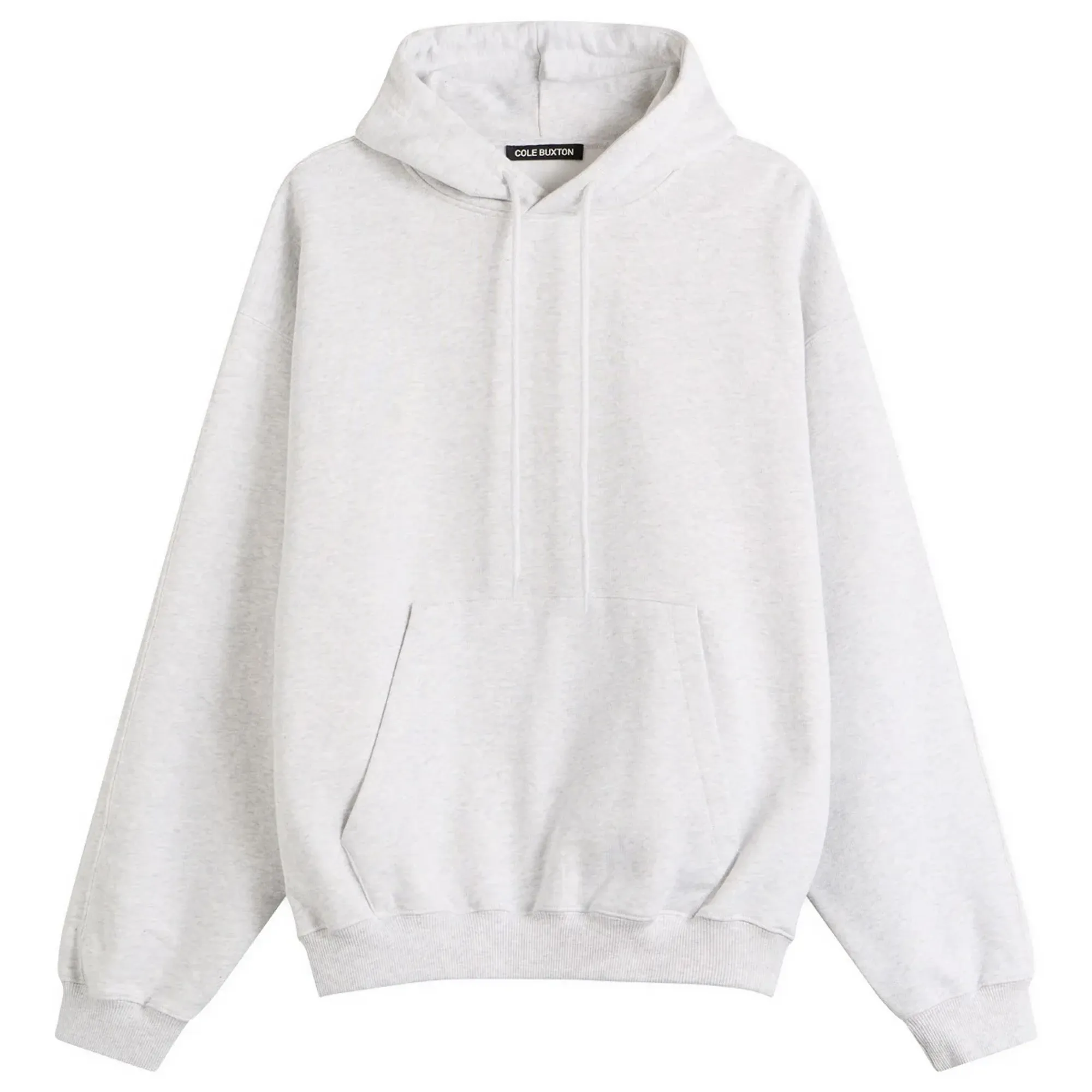 Cole Buxton Men's CB 1992 Backstage Hoodie Light Grey Marl