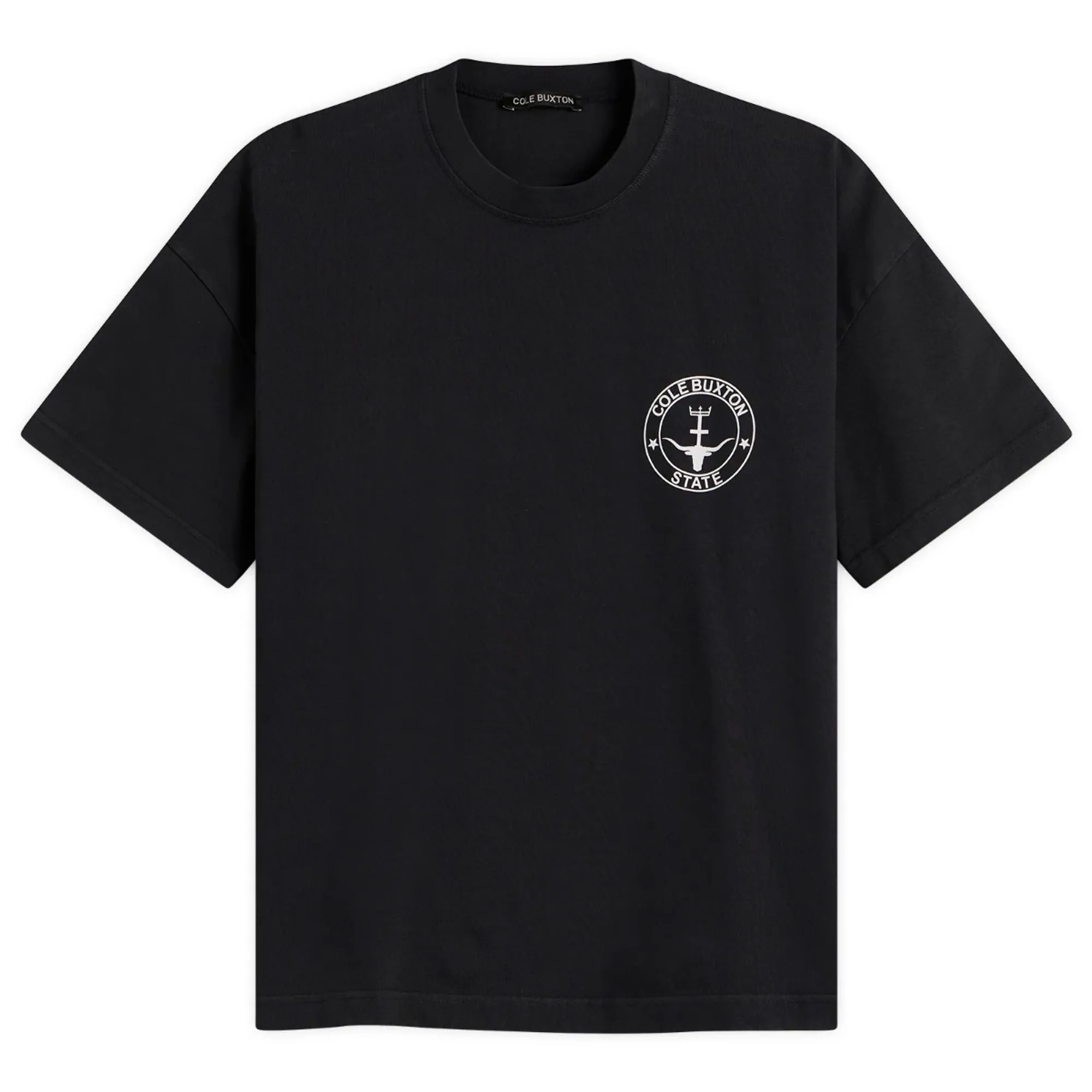 Cole Buxton Men's State T-Shirt Vintage Black