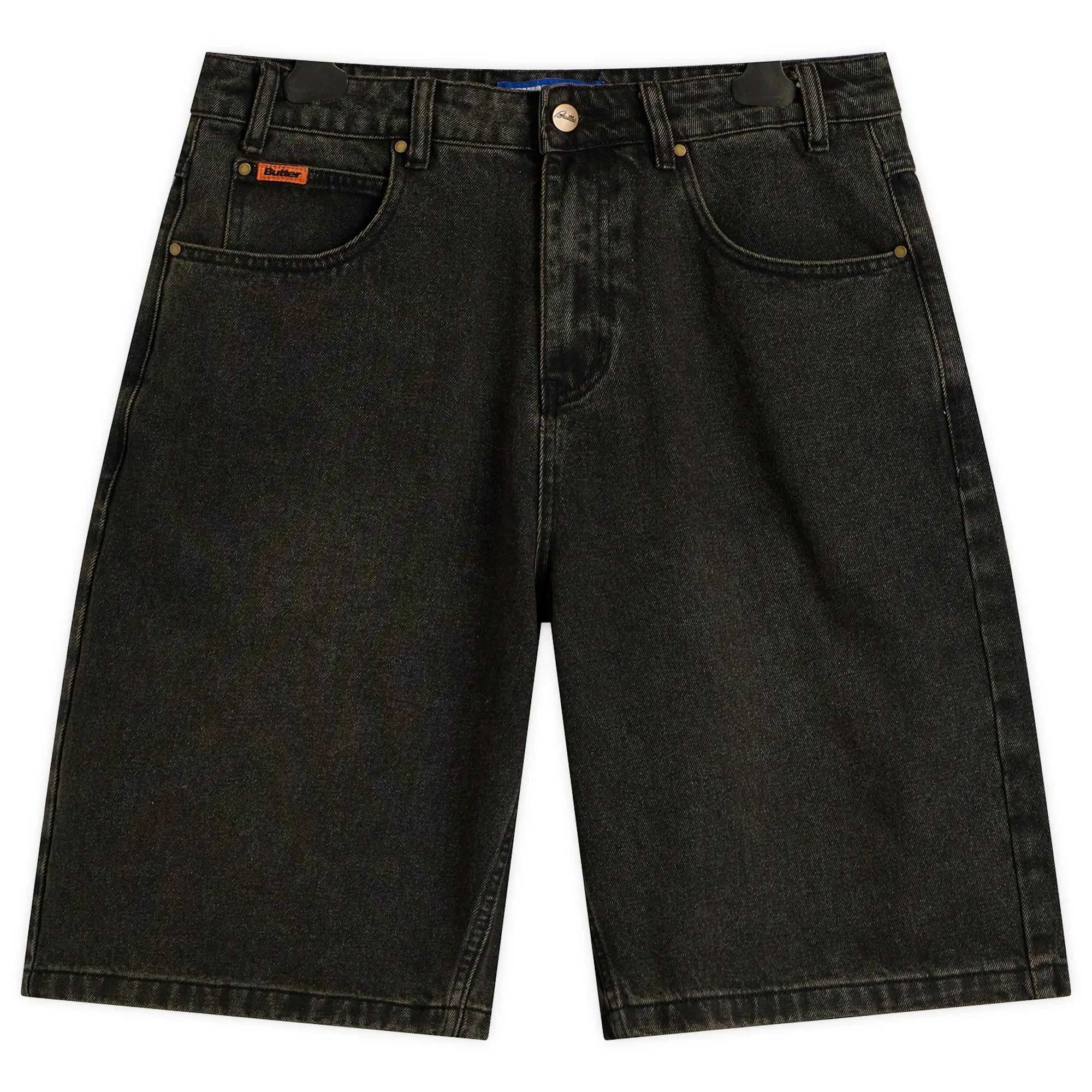 Butter Goods Men's Baggy Denim Shorts Faded Black