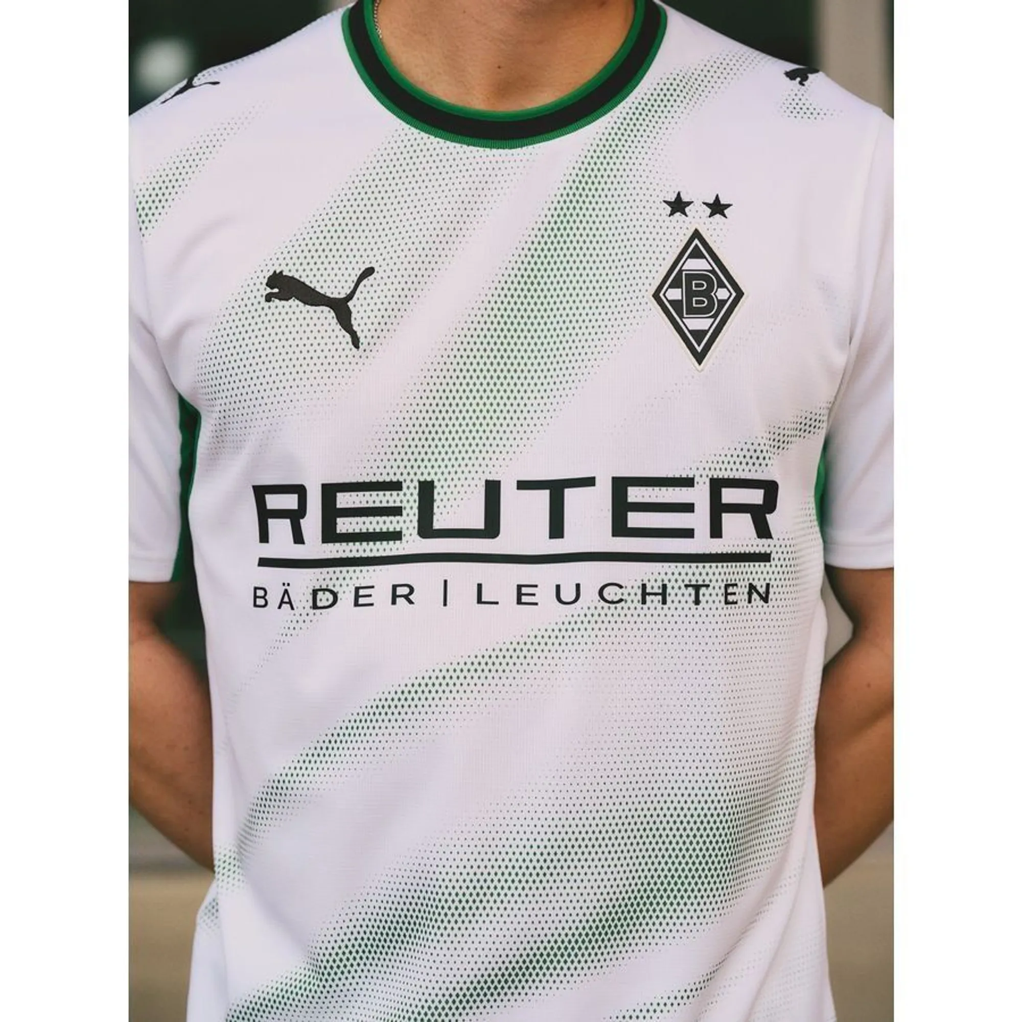 PUMA Borussia MÃ¶nchengladbach 26/27 Home Jersey Men in White | Size Small