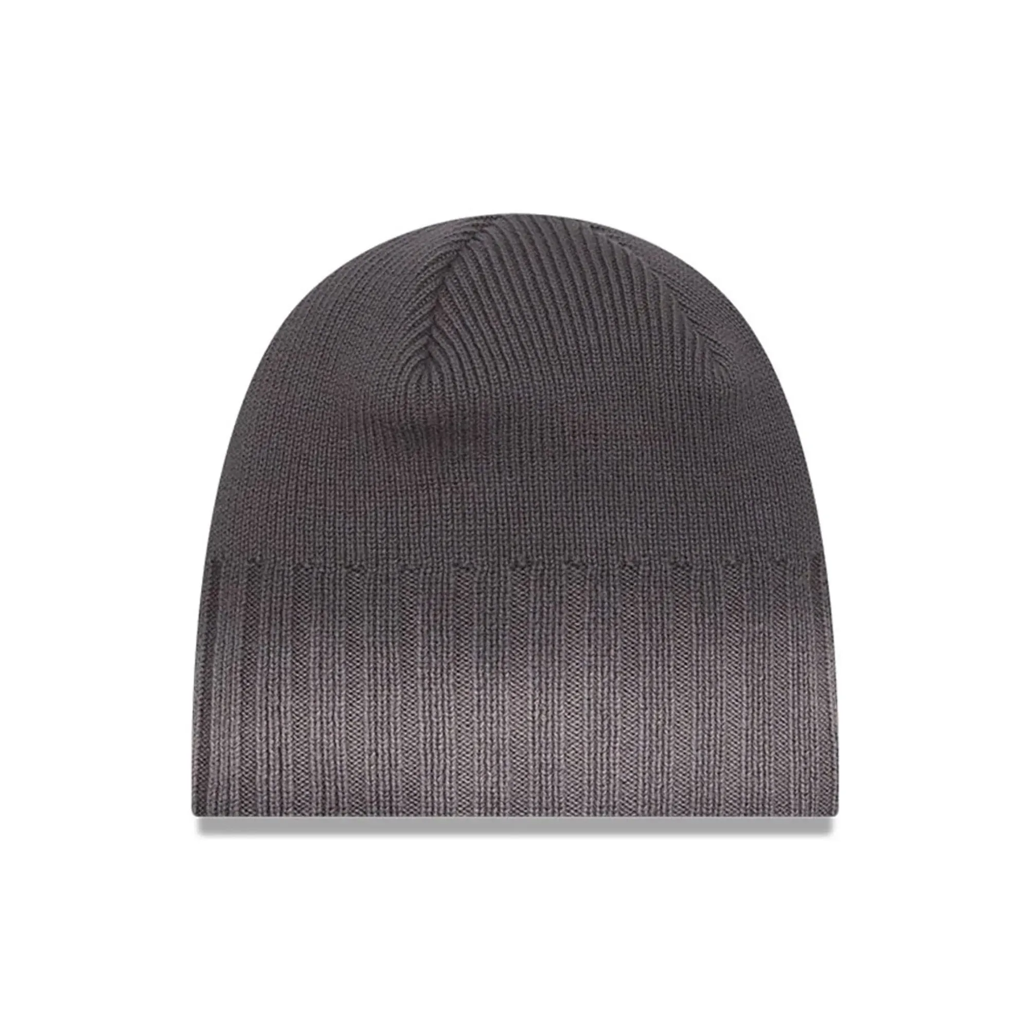 New Era Gradient Charcoal Skull Knit Beanie Hat adult unisex