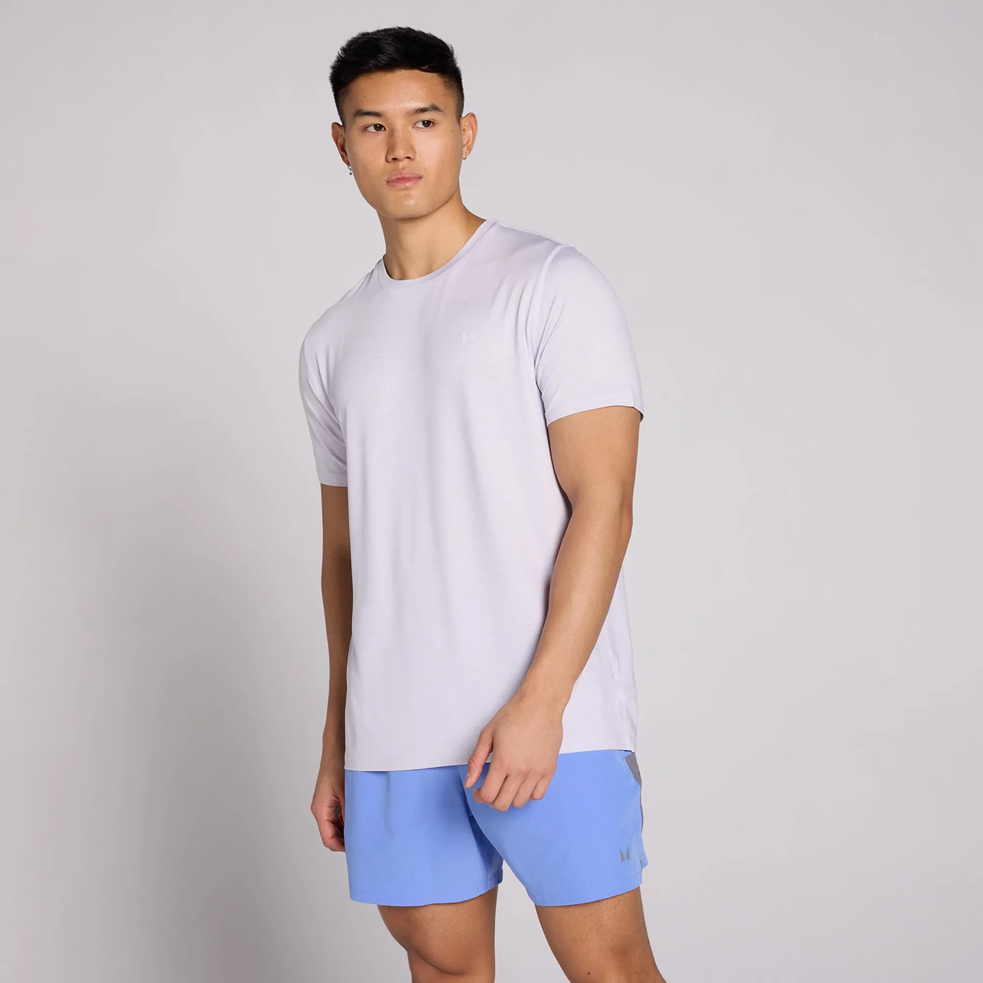 MP Men's Tempo Marl T-Shirt - Lilac Grey - XS