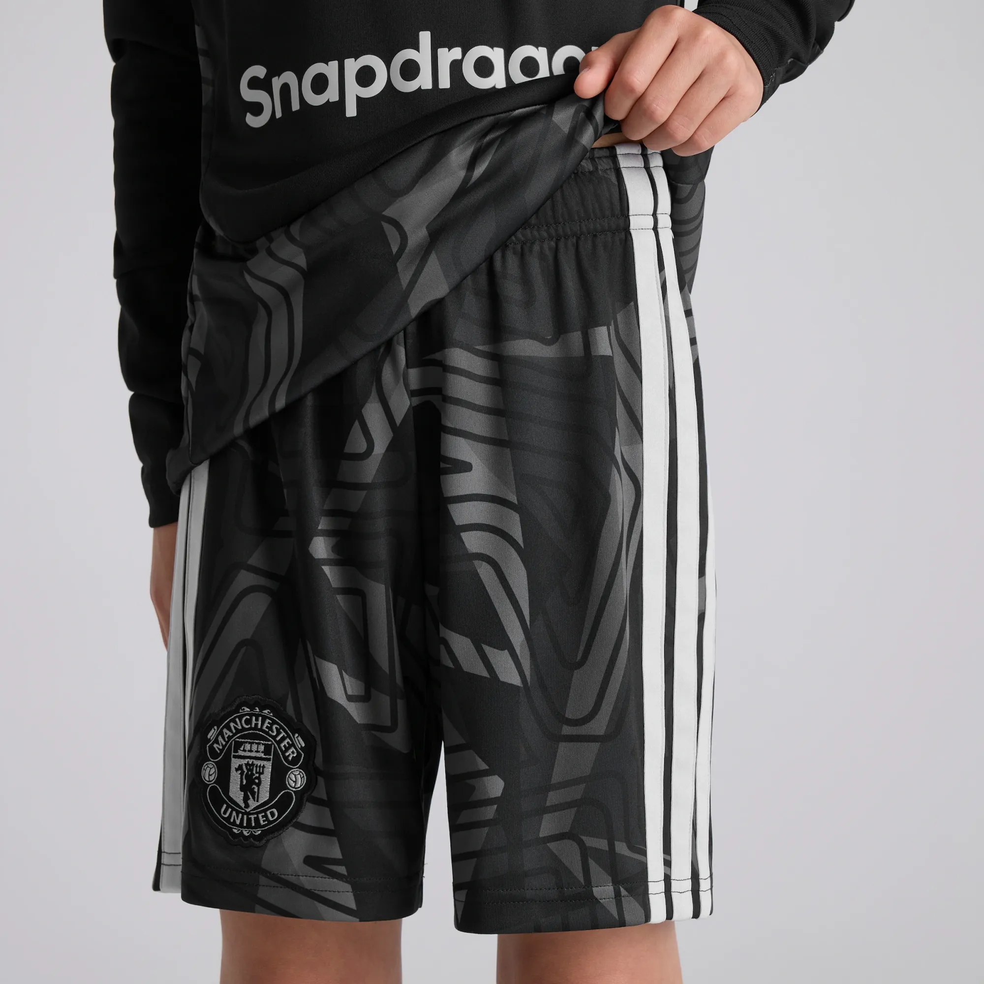 Manchester United Kids 26/27 Home Goalkeeper Shorts Black