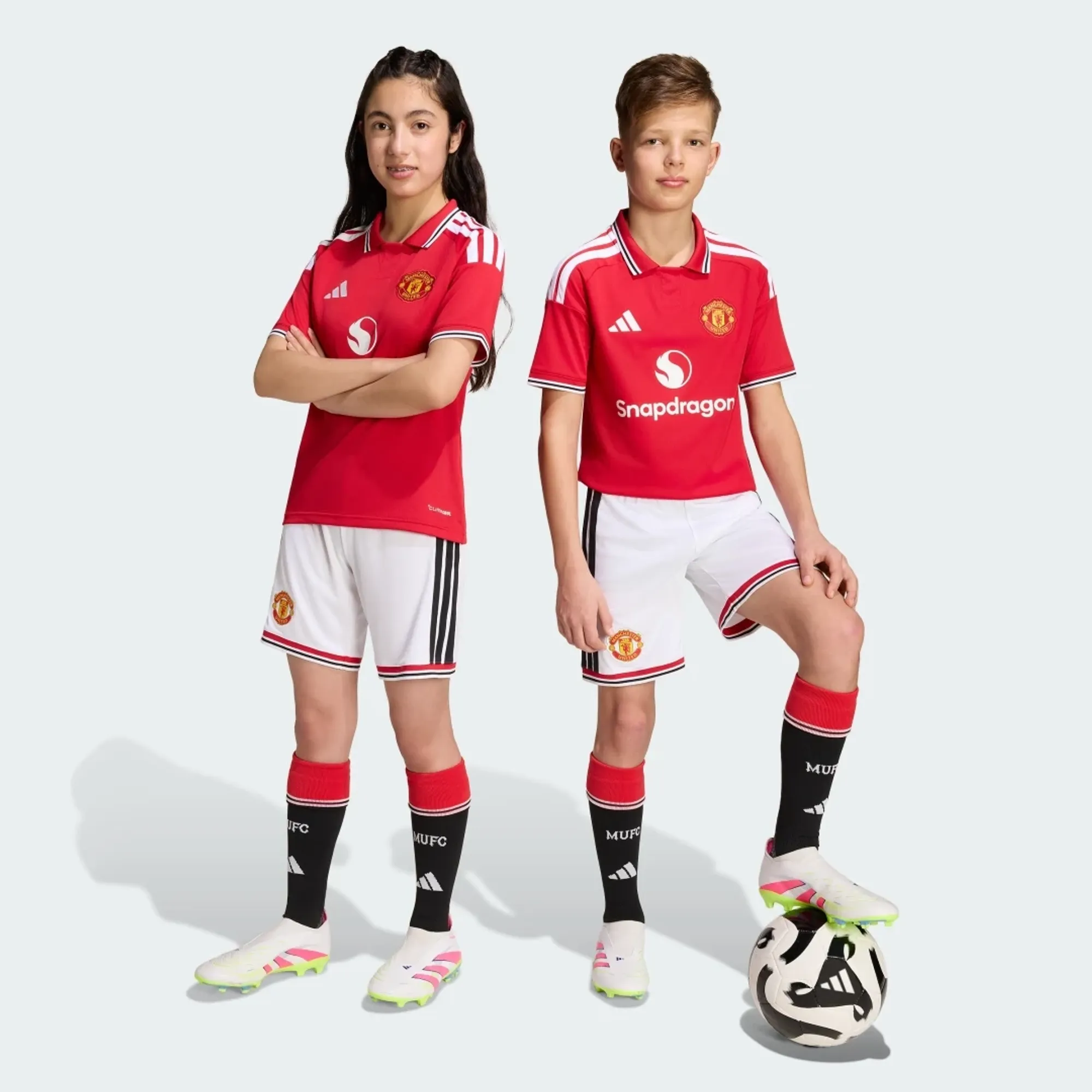 adidas Manchester United 26/27 Home Short Kids