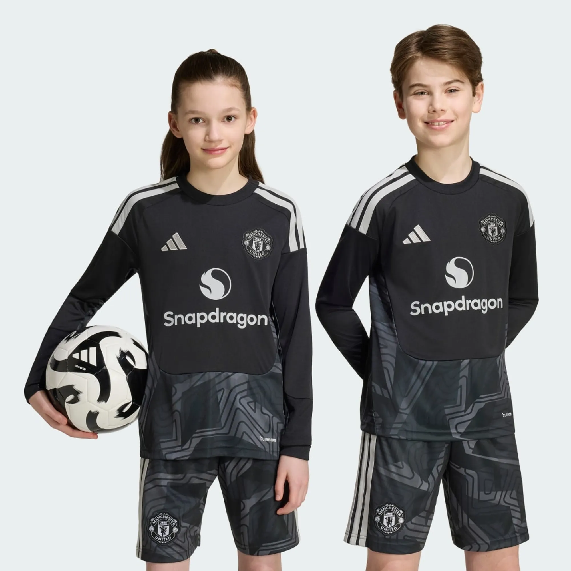 adidas Manchester United 26/27 Goalkeeper Jersey Kids Longsleeve